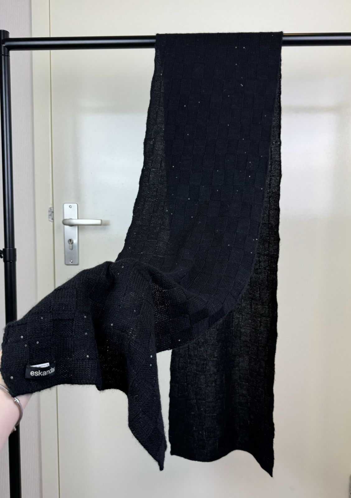 eskandar Eskandar cashmere silk sequin scarf Brunello Cucinelli style Size ONE SIZE - 10 Thumbnail