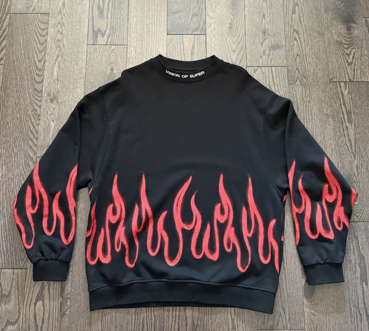 Other Vision of Super black Airbrushed flame crew neck Size US M / EU 48-50 / 2 - 3 Thumbnail