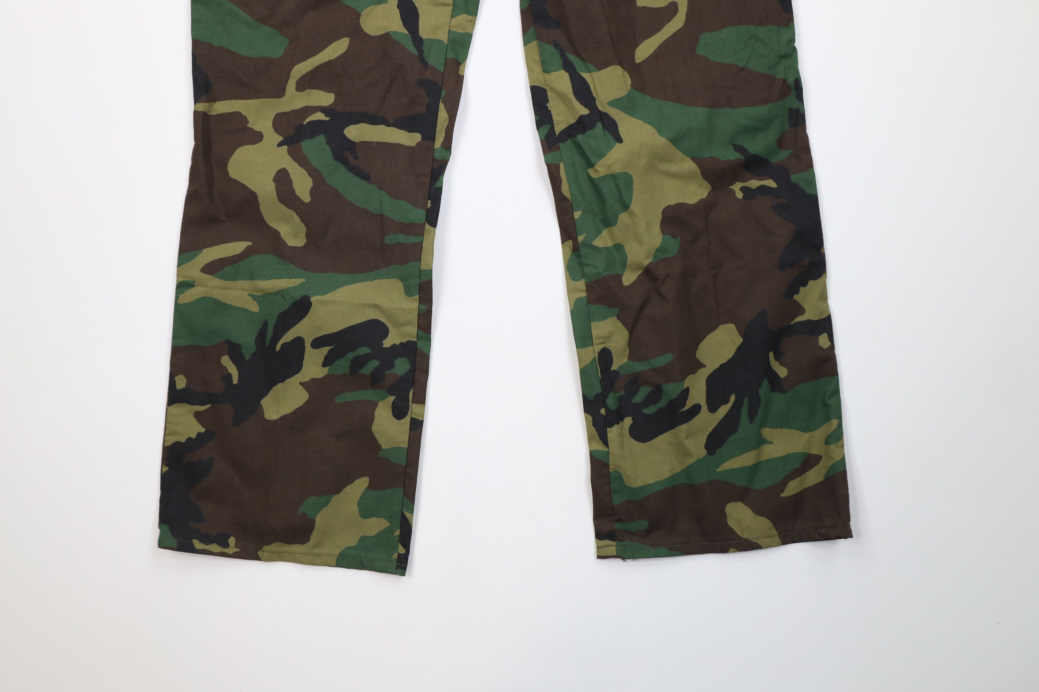 Walls Vintage 80s Walls Faded Camouflage Wide Leg Utility Pants Size US 36 / EU 52 - 4 Thumbnail