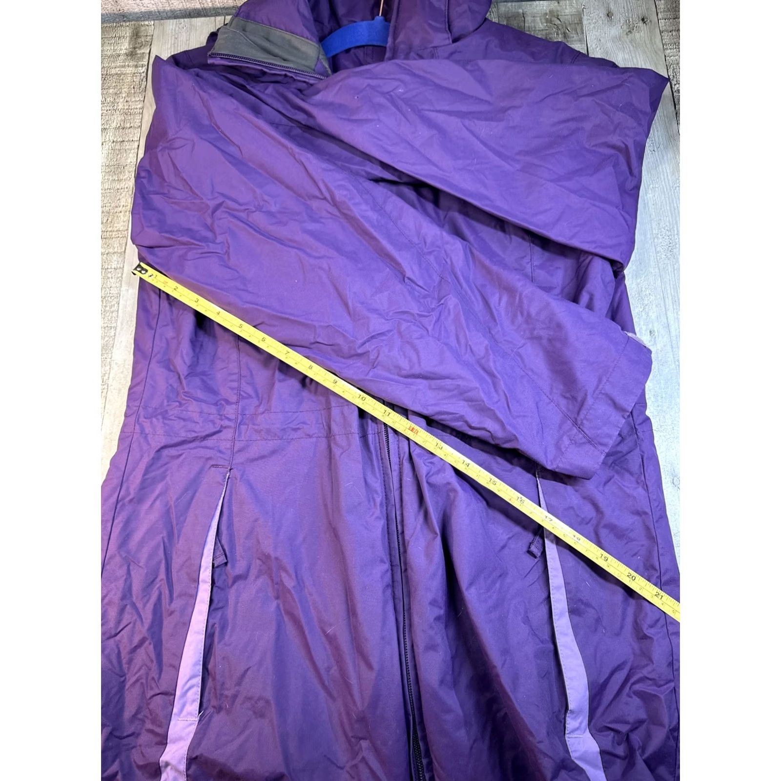 Vintage Columbia Women Long Raincoat Jacket Purple S Small Polyester Regular Raincoat Long Womens Purple S Size S / US 4 / IT 40 - 5 Thumbnail