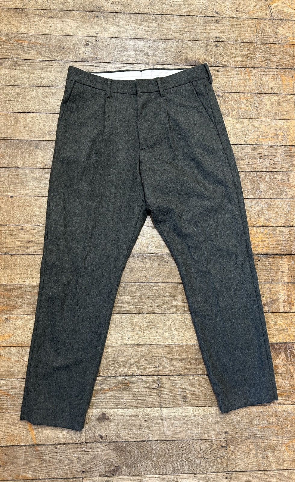NN07 × Vintage Nn07 Pleated Wool Trousers Size US 32 / EU 48 - 3 Thumbnail