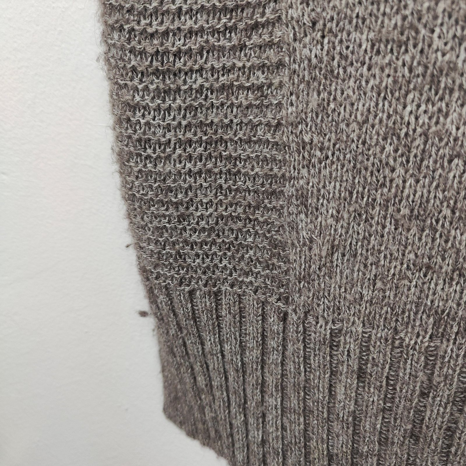 Eileen Fisher Eileen Fisher Short Sleeve Sweater Womens Small Taupe Size S / US 4 / IT 40 - 3 Thumbnail