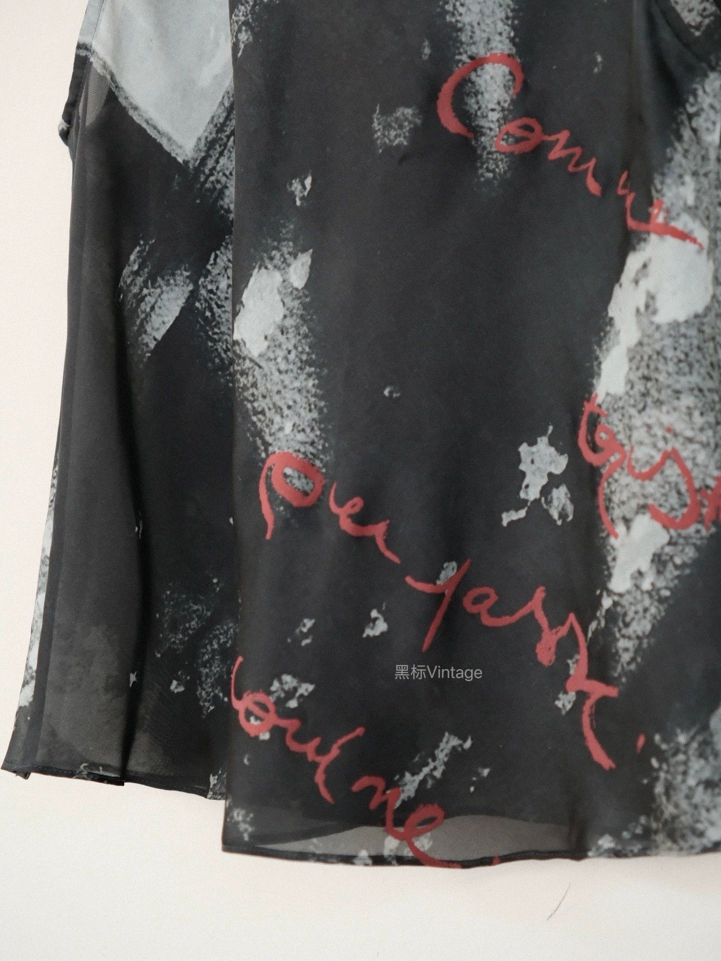 Yohji Yamamoto Yohji Yamamoto YS 21SS Painted Distressed Vest Women 9/10 Size S / US 4 / IT 40 - 5 Thumbnail