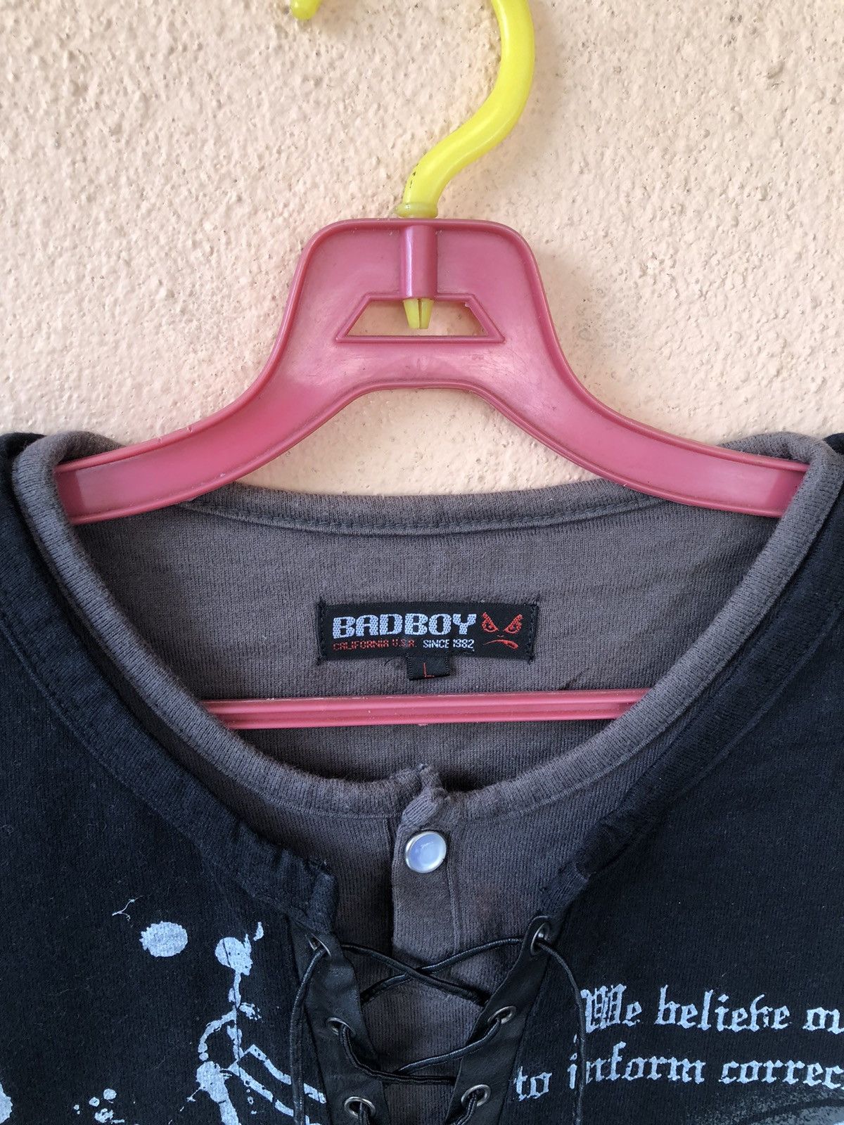 Japanese Brand Vintage BAD BOY Punk Gothic Double Layer Collar Size US L / EU 52-54 / 3 - 4 Thumbnail