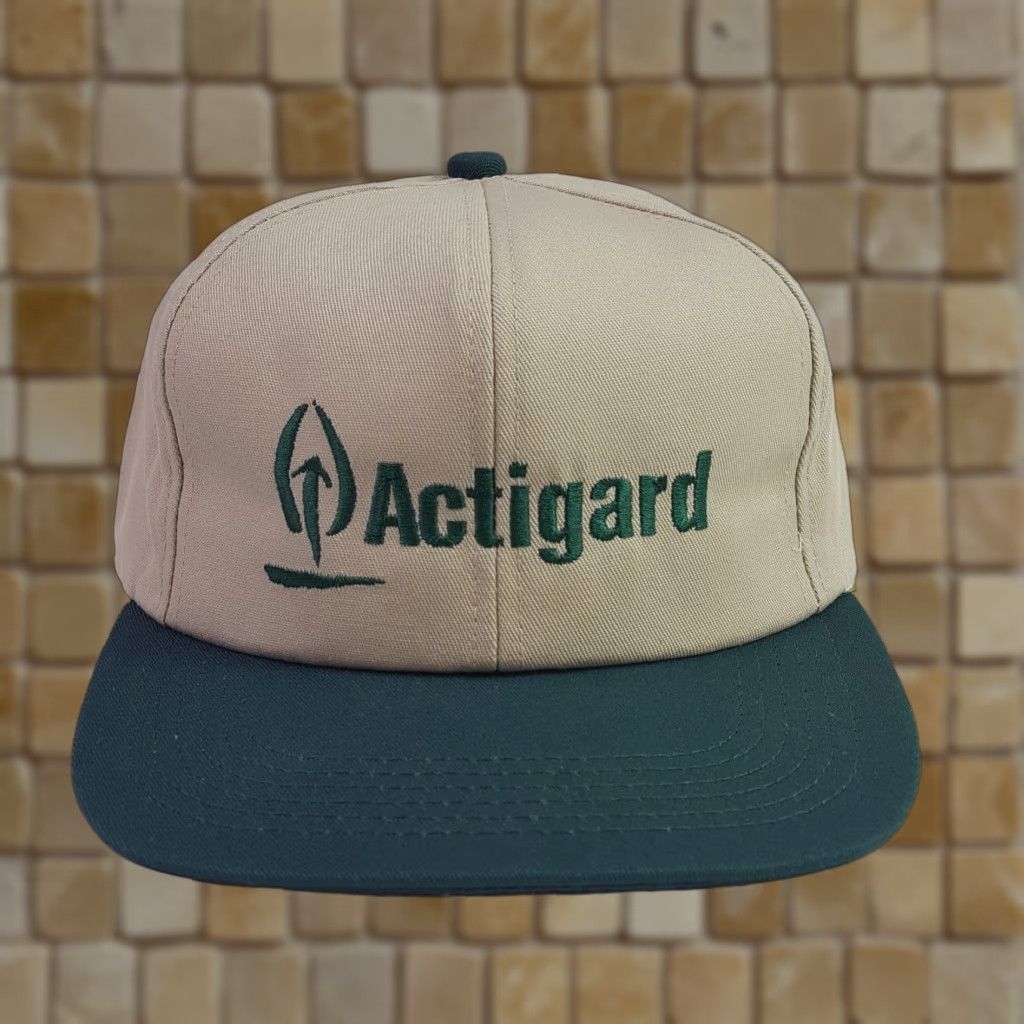 Vintage VINTAGE K-Products Trucker Hat USA Embroidered Adjustable Cap Green Beige Farm Retro Cap Hat Mens Size ONE SIZE - 1 Thumbnail