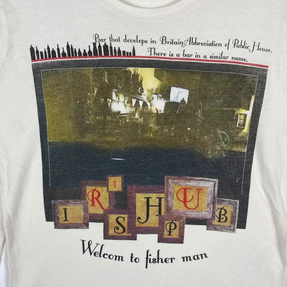 ABAHOUSE Vintage ABAHOUSE Irish Pub Long Sleeve Tee Shirt Size 2 Size US M / EU 48-50 / 2 - 2 Thumbnail
