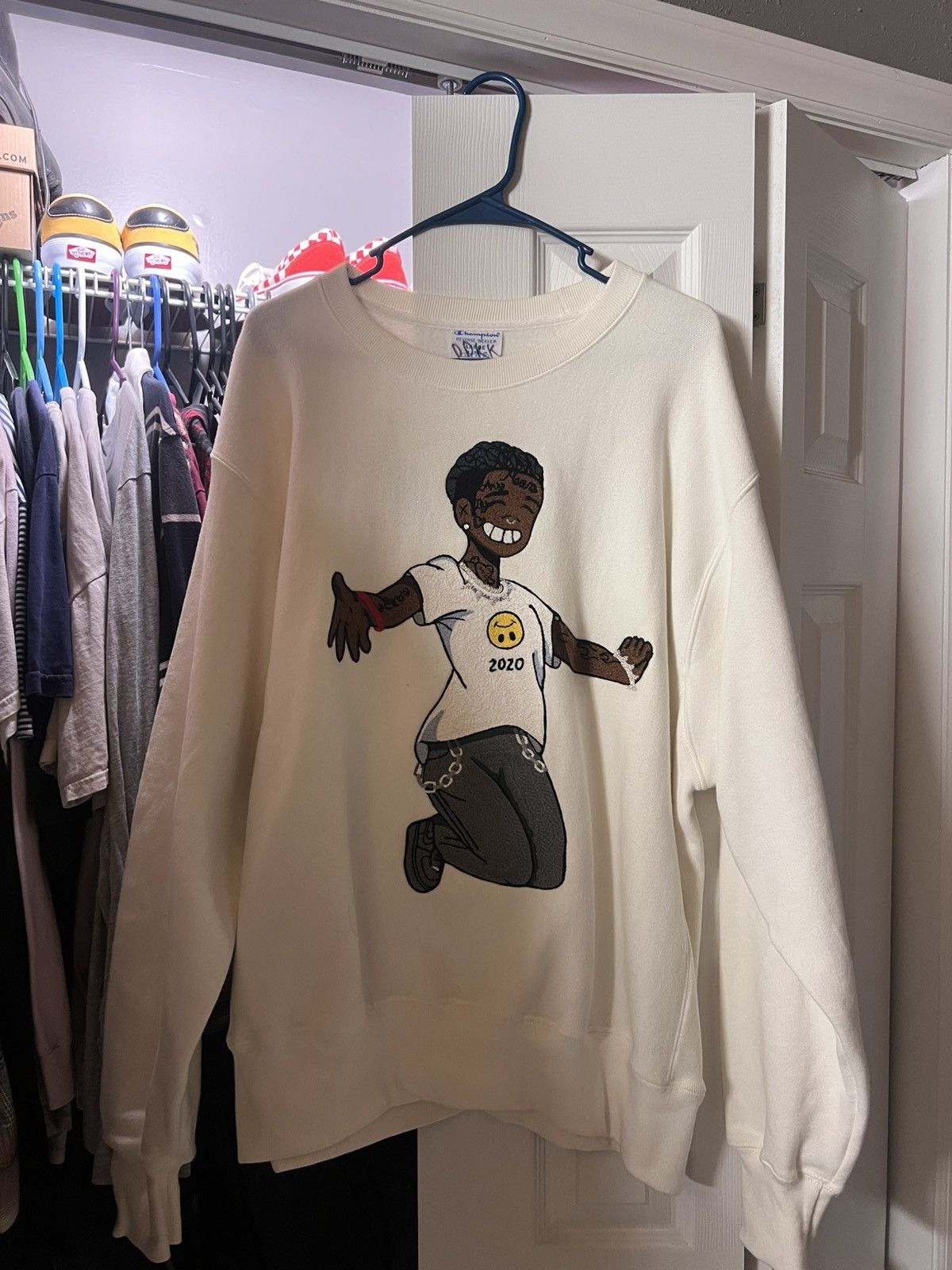 Champion Lil Uzi Vert Sweater Hand Stiched Size US L / EU 52-54 / 3 - 1 Thumbnail