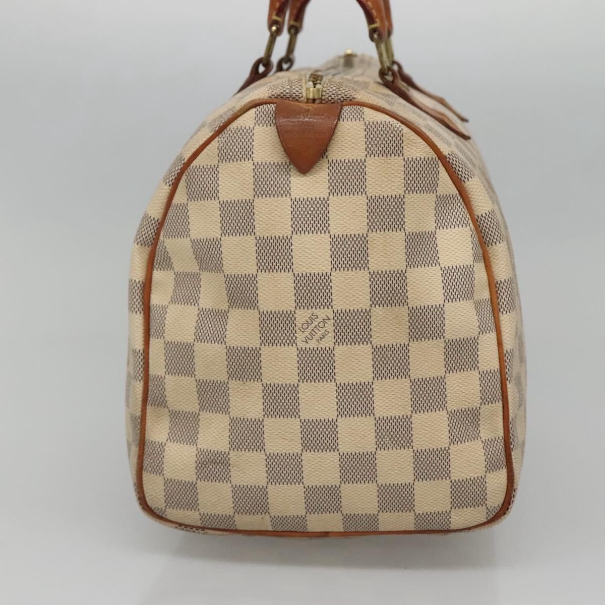 Louis Vuitton LOUIS VUITTON Damier Azur Speedy 30 Hand Bag N41533 Size ONE SIZE - 3 Thumbnail