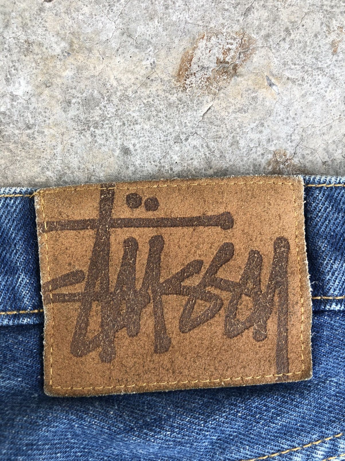 Stussy Stussy Baggy Jeans Distressed Jeans Size US 31 - 20 Thumbnail