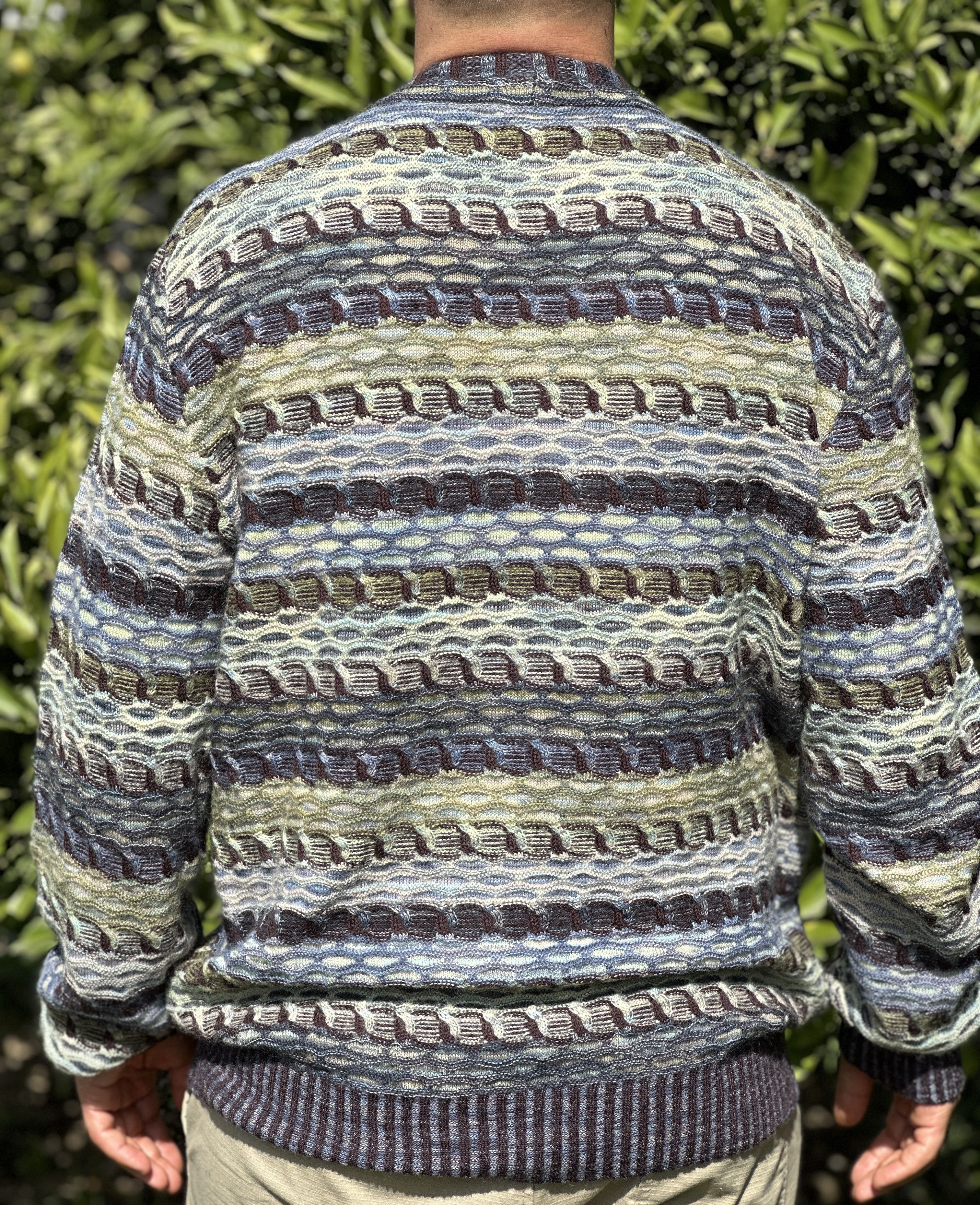 Missoni Missoni Uomo Textured Multi Knit Sweater Mohair Size 54 Size US L / EU 52-54 / 3 - 4 Thumbnail