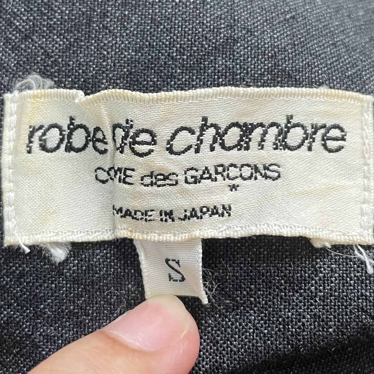 Comme des Garcons × Japanese Brand × Vintage Vintage Robe De Chambre Comme Des Garcons Shirt 1990s Size US S / EU 44-46 / 1 - 9 Thumbnail