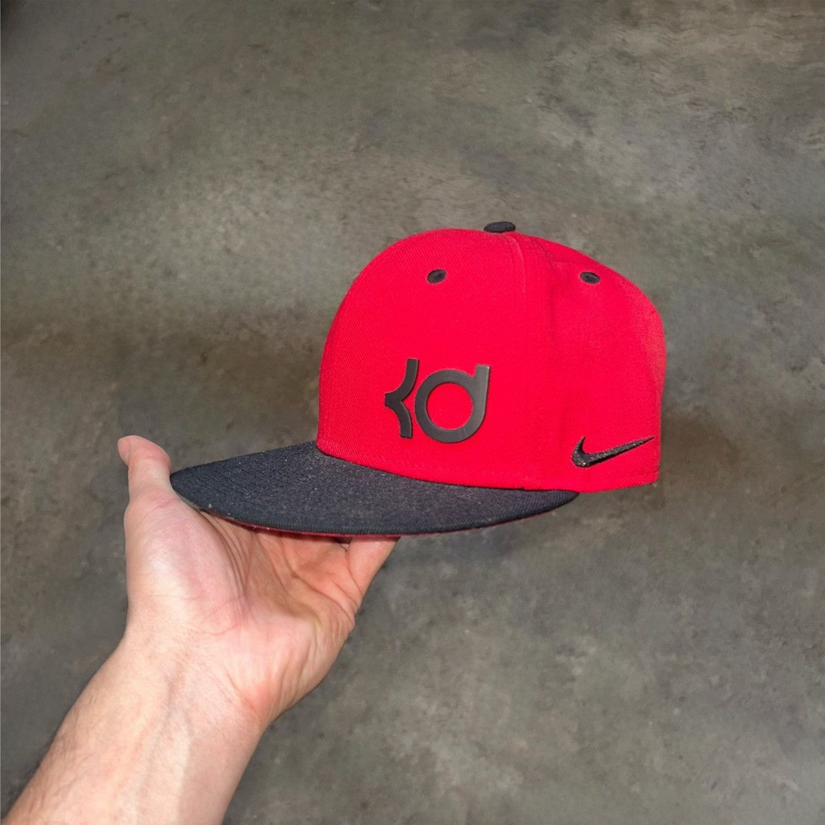 NBA × Nike 2017 Nike Kevin Durant Red Snapback Size ONE SIZE - 2 Thumbnail