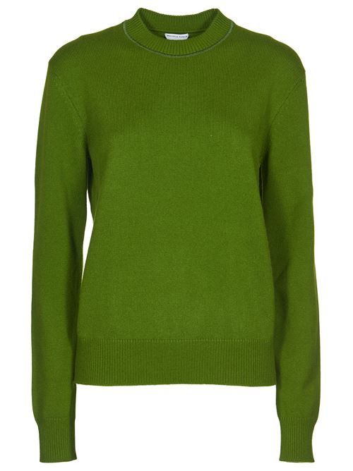Bottega Veneta o1n1vont0625 Classic Cashmere Sweater in Jalapeno Size XS / US 0-2 / IT 36-38 - 1 Thumbnail