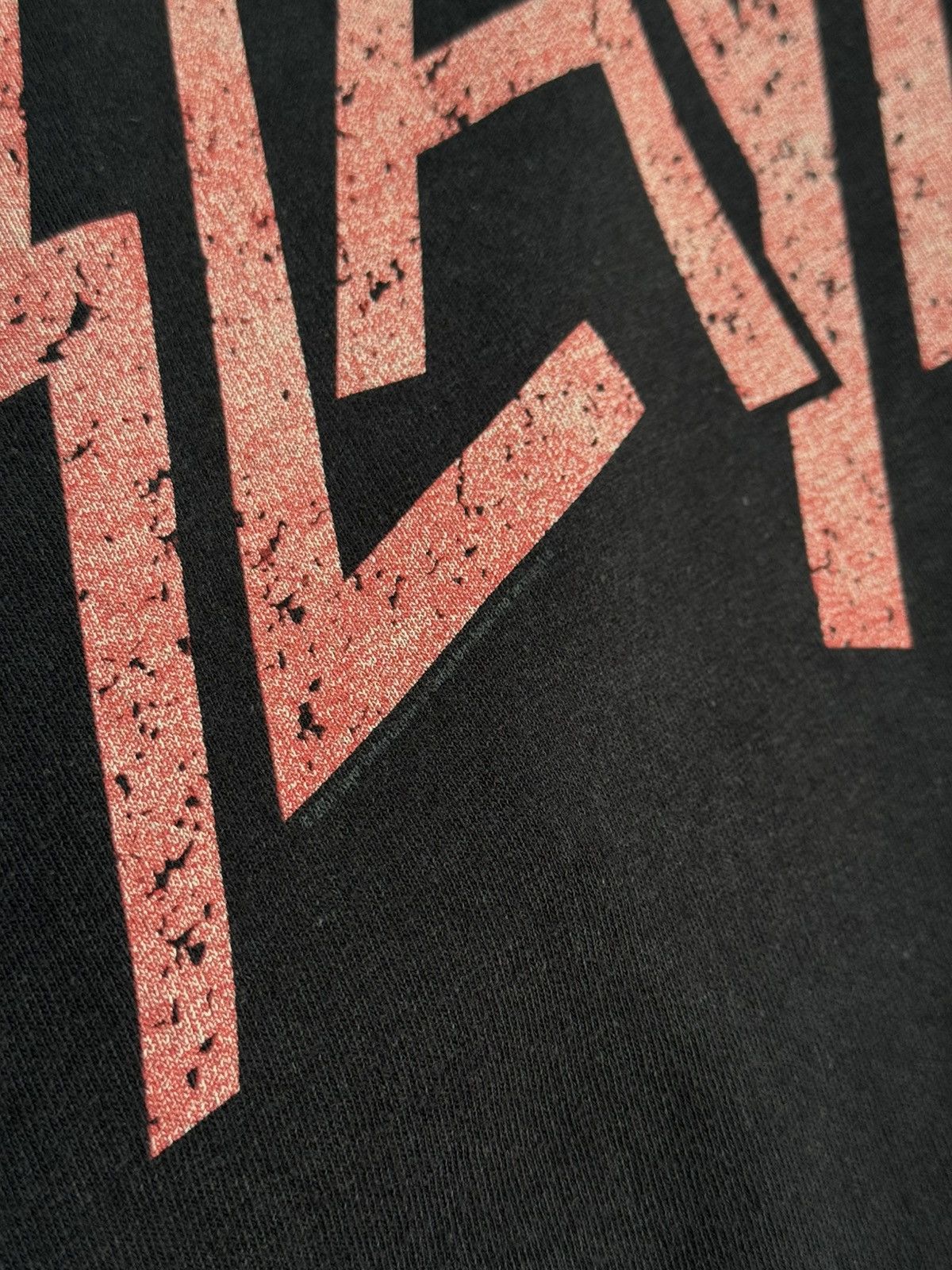 Slayer 00s Slayer Washed Logo Band thrash metal faded tee death Size US L / EU 52-54 / 3 - 5 Thumbnail