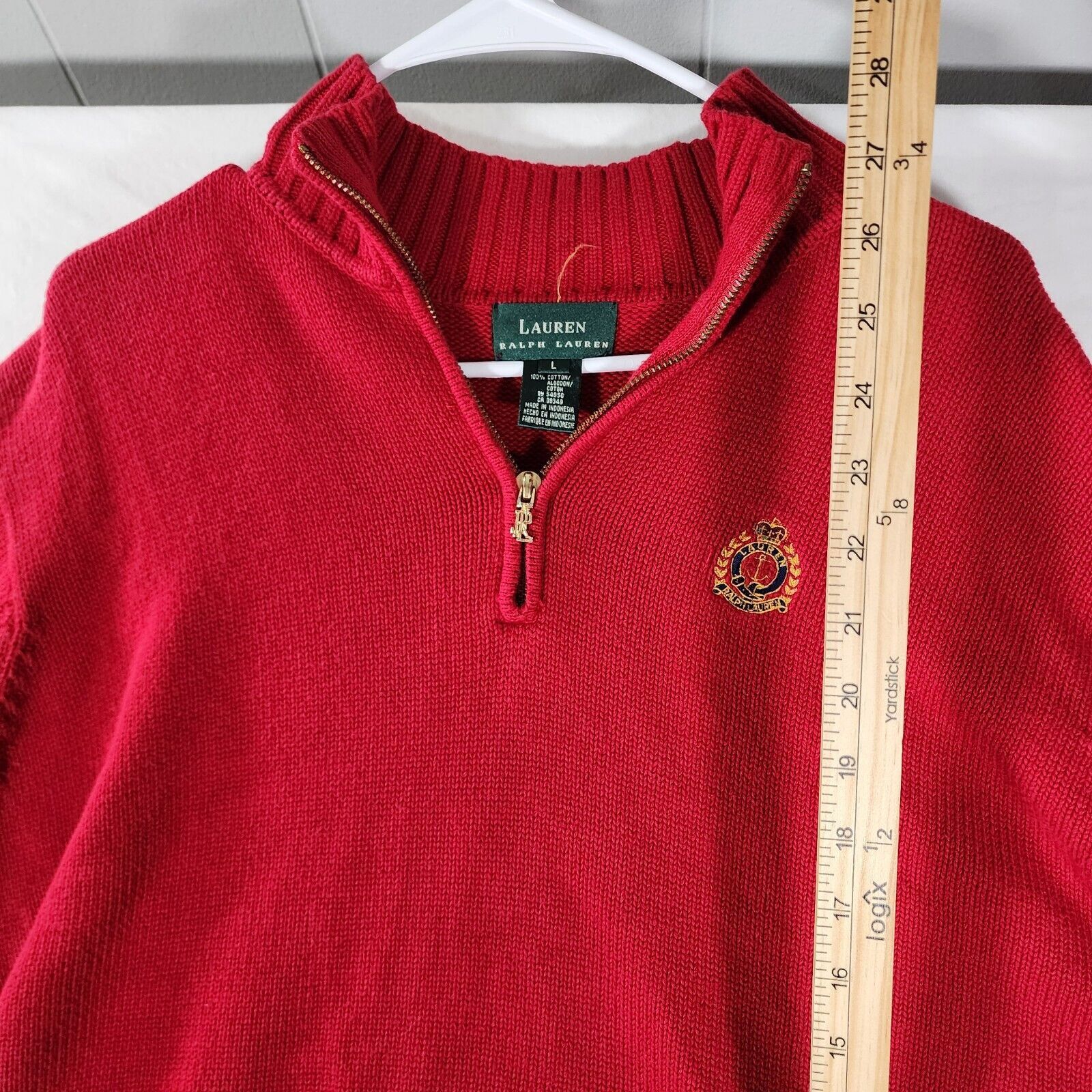 Lauren Ralph Lauren LAUREN Ralph Lauren Womens Sweater Knit Embroidered L Size L / US 10 / IT 46 - 6 Thumbnail