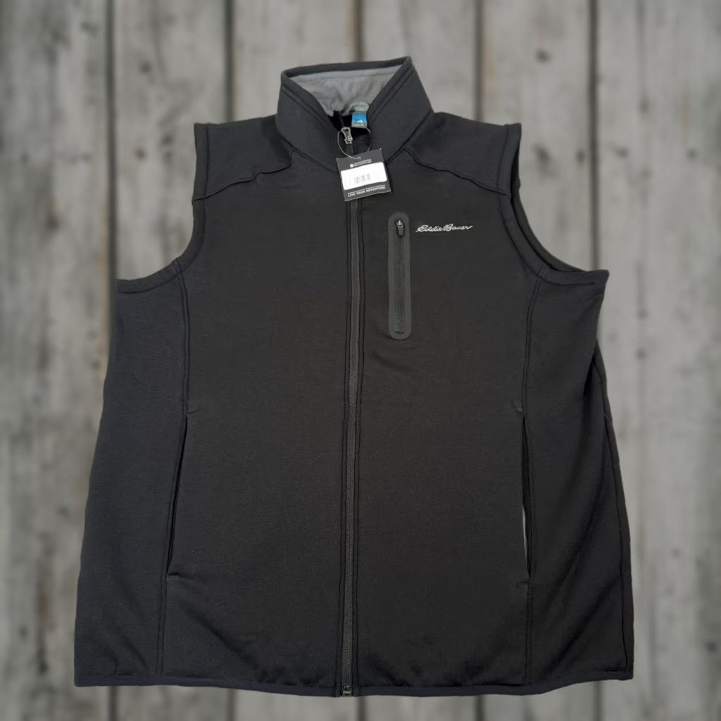 Eddie Bauer Eddie Bauer First Ascent Outpace Flex Vest Mens M Black Zip Up Lined Pockets Outdoor Hiking Outdoorwear Regular Fit Size US M / EU 48-50 / 2 - 1 Thumbnail