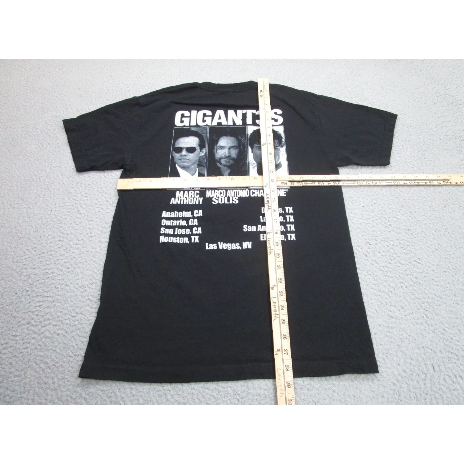 Marcs Gigant3s Shirt Mens Large Black Concert Tour Latin Marc Anthony Chayanne Solis Shirt Mens Large Black Concert Tour Latin Marc Anthony Chayanne Solis Size US L / EU 52-54 / 3 - 5 Thumbnail