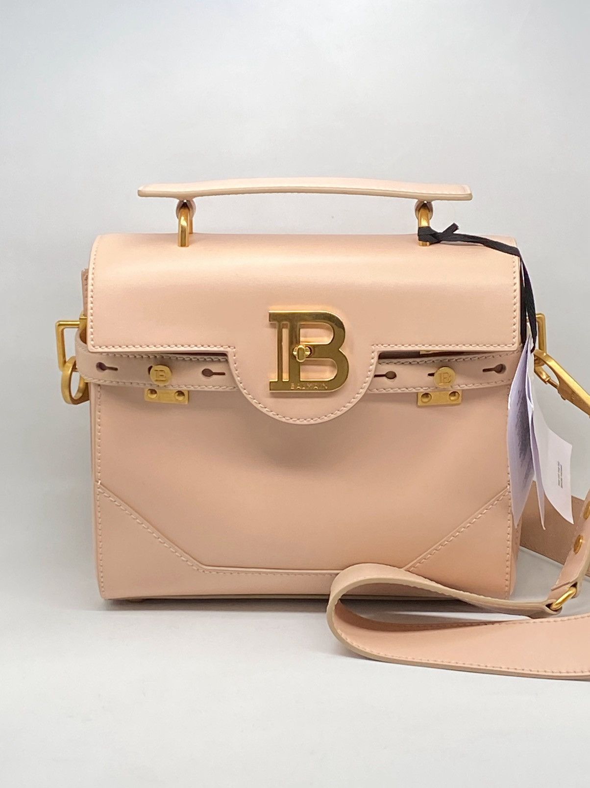 Balmain Balmain BBuzz 23 Top-Handle Bag in Leather Size ONE SIZE - 4 Thumbnail