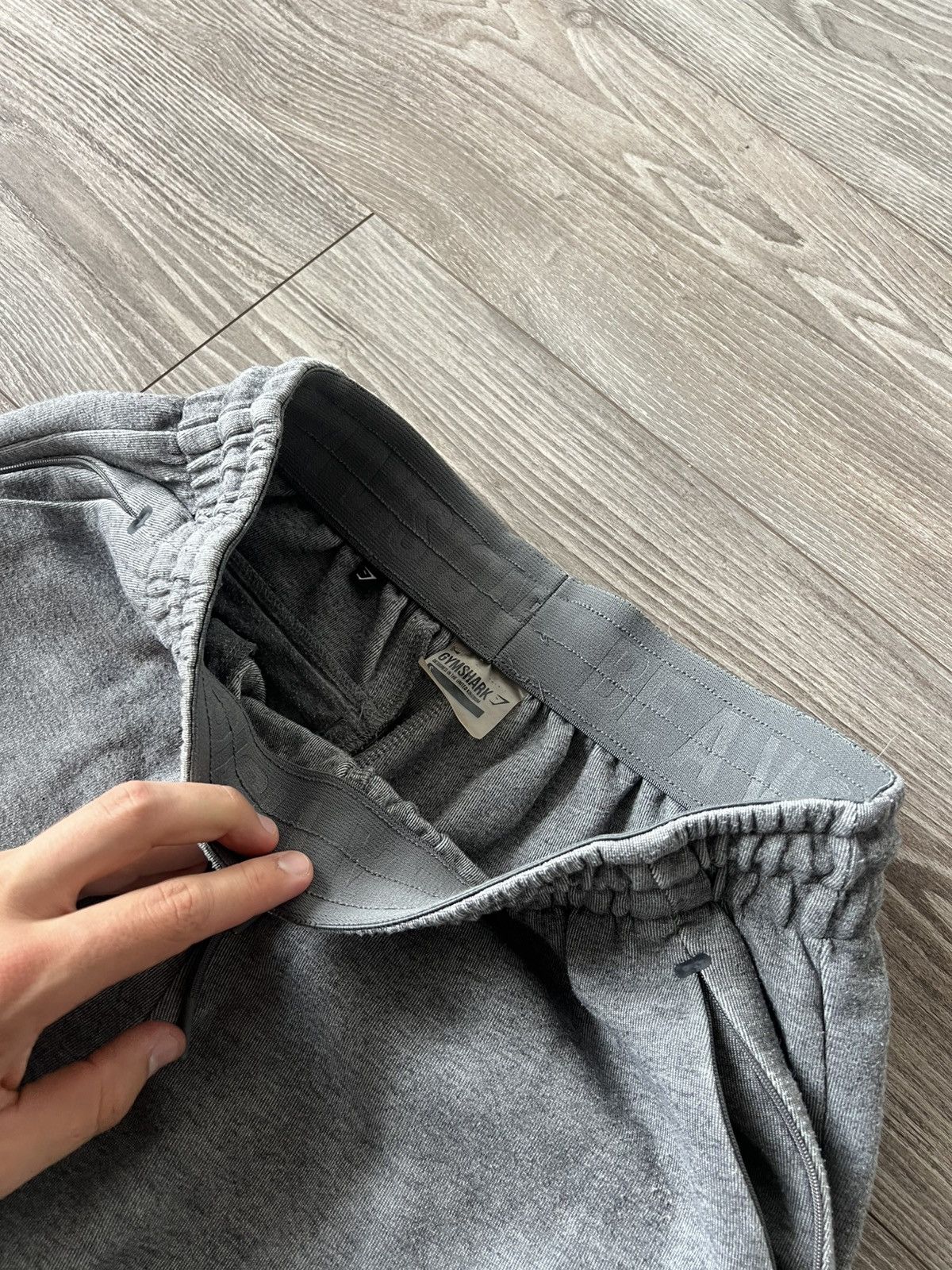 Gymshark Gymshark Onyx Pro Cotton David Laid Gray Joggers Size US 31 - 11 Thumbnail