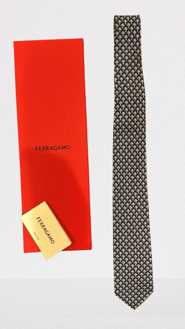 Salvatore Ferragamo o1s1rm1024 Size: OS / Silk Tie in Multicolor Size ONE SIZE - 1 Preview