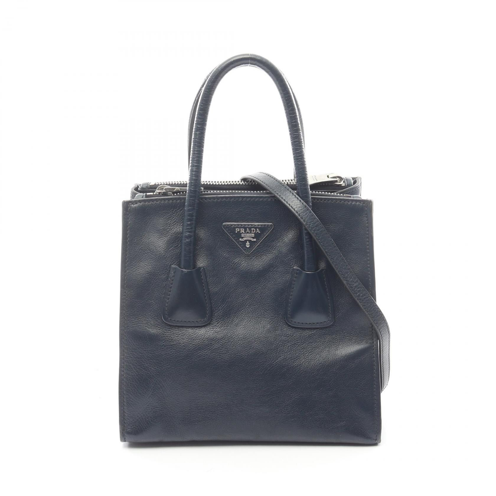 Prada Prada Prada Leather Handbag Leather Handbag DUTY FREE for USA Size ONE SIZE - 1 Thumbnail