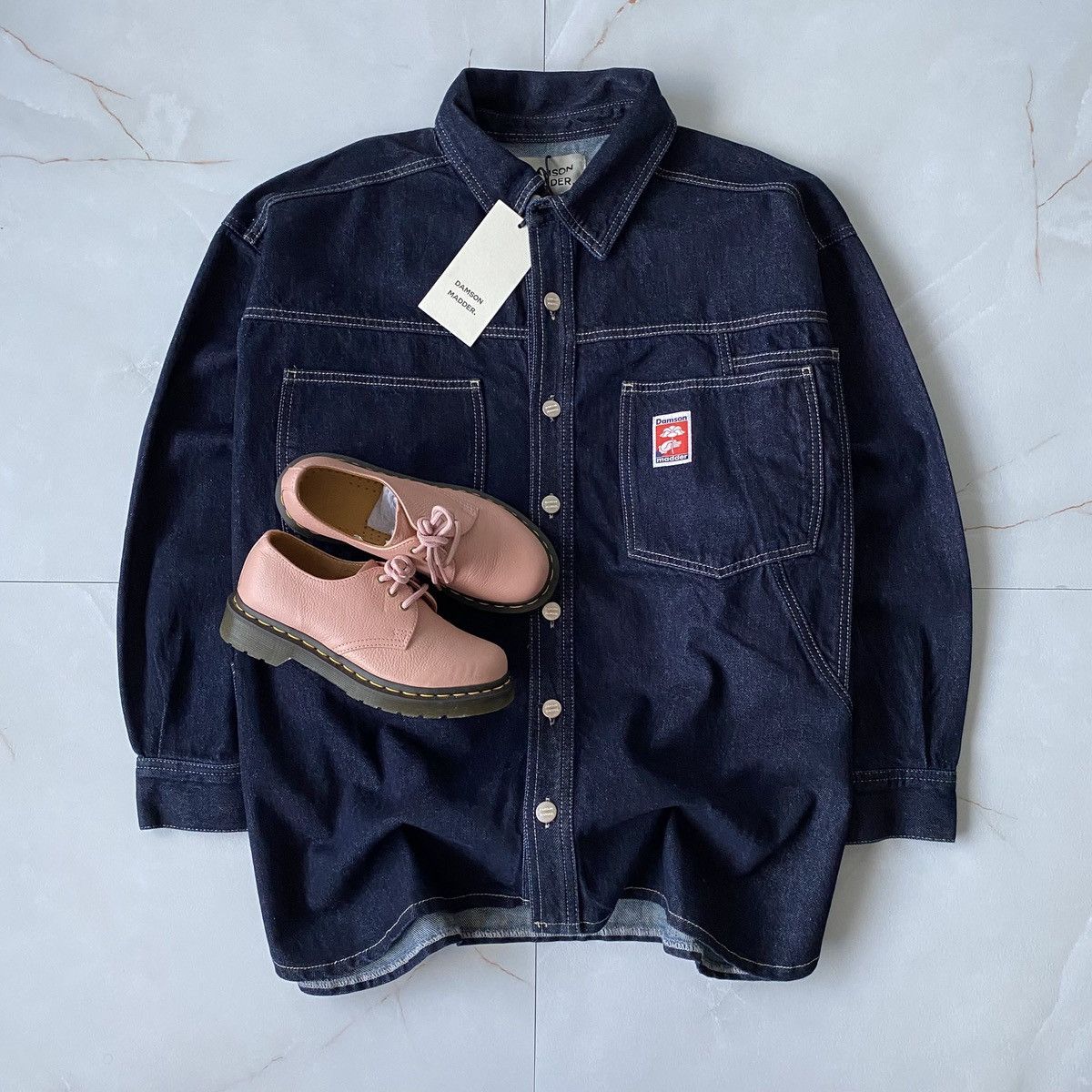 Other NOVA OVERSIZED DENIM JACKET DAMSON MADDER Size XL / US 12-14 / IT 48-50 - 1 Thumbnail