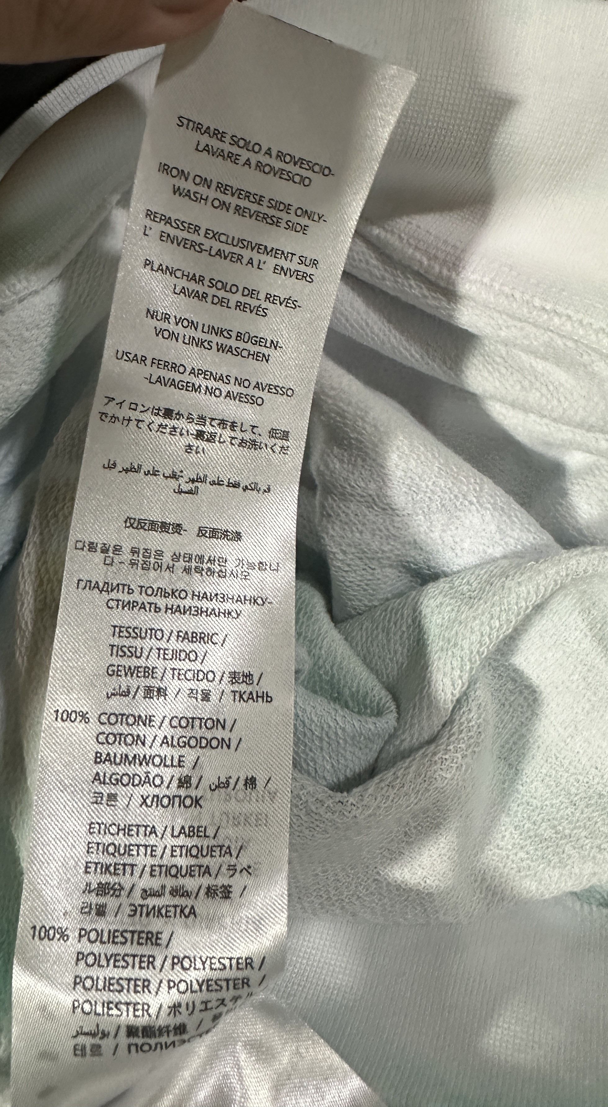 Alexander McQueen × MCQ Blue Tie-Dye Earth Up Hoodie Size XS / US 0-2 / IT 36-38 - 9 Thumbnail