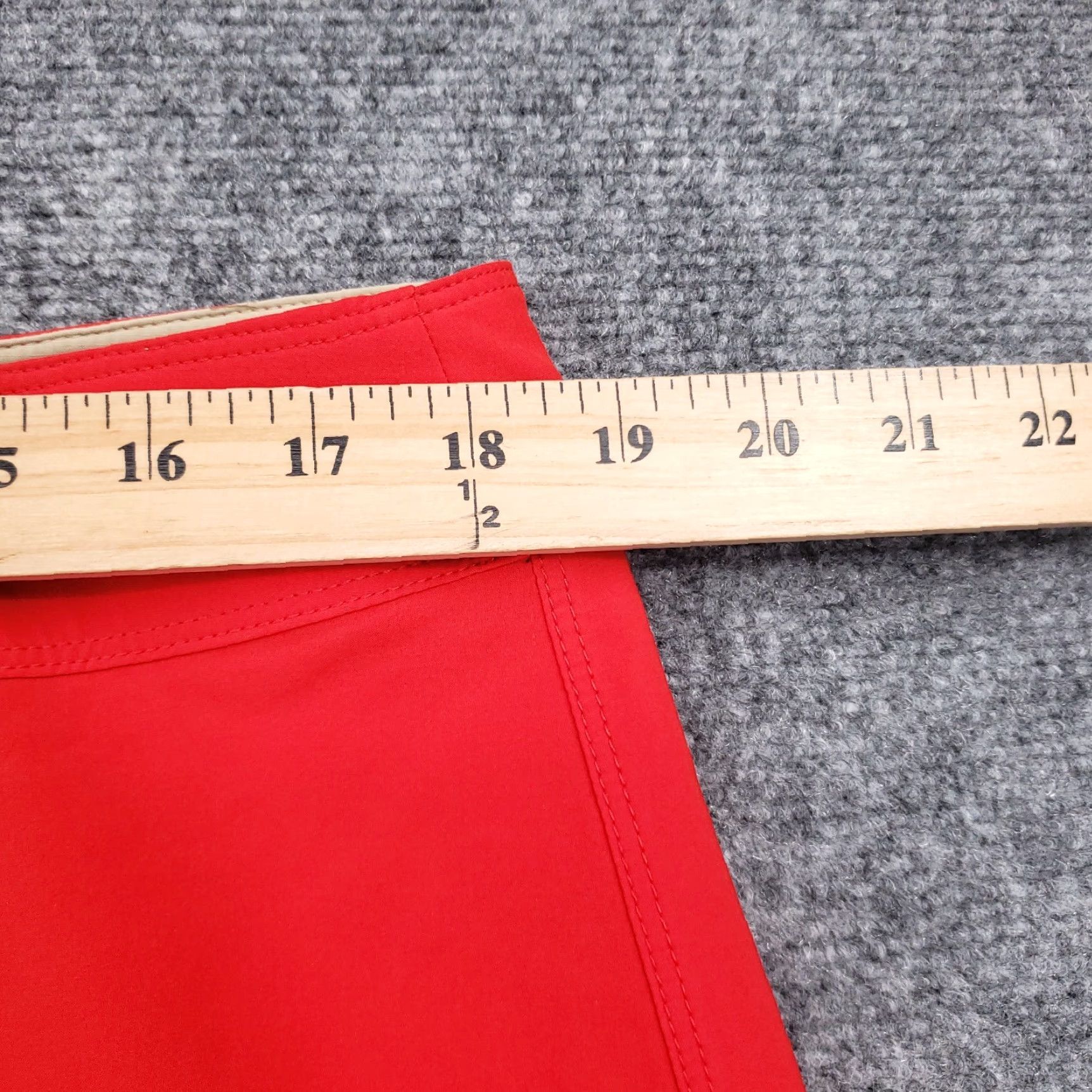 Patagonia Patagonia Men Trunks 38 Red Solid Drawstring Marine Surf Bathing Suit BottomImage Size 38R - 7 Thumbnail