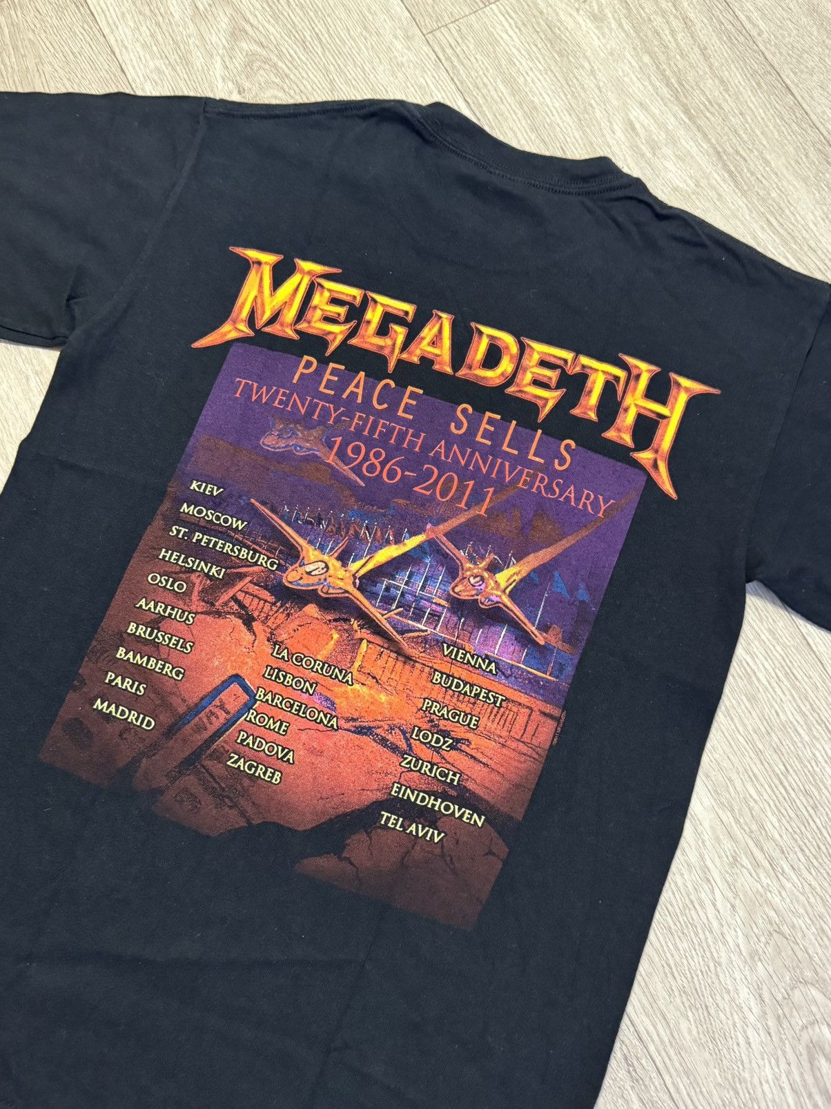 Band Tees 🔷Vintage Megadeth 2011 Y2K T-shirt🔷 Size US S / EU 44-46 / 1 - 4 Thumbnail
