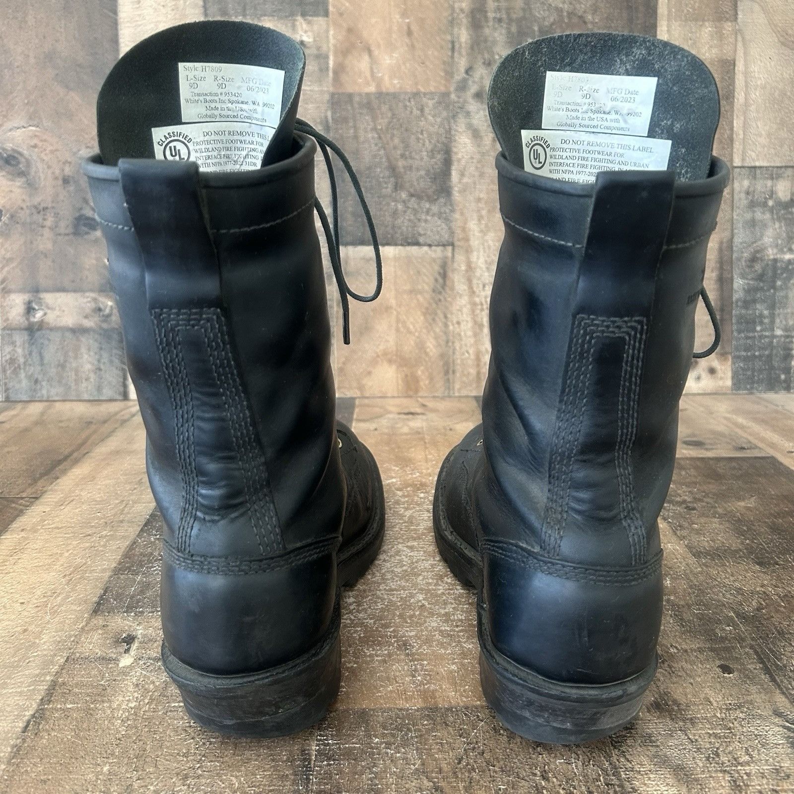 White's Boots Whites H7809 Logger Packer Plain Toe Work Boots Mens 9 D Size US 9 / EU 42 - 8 Thumbnail