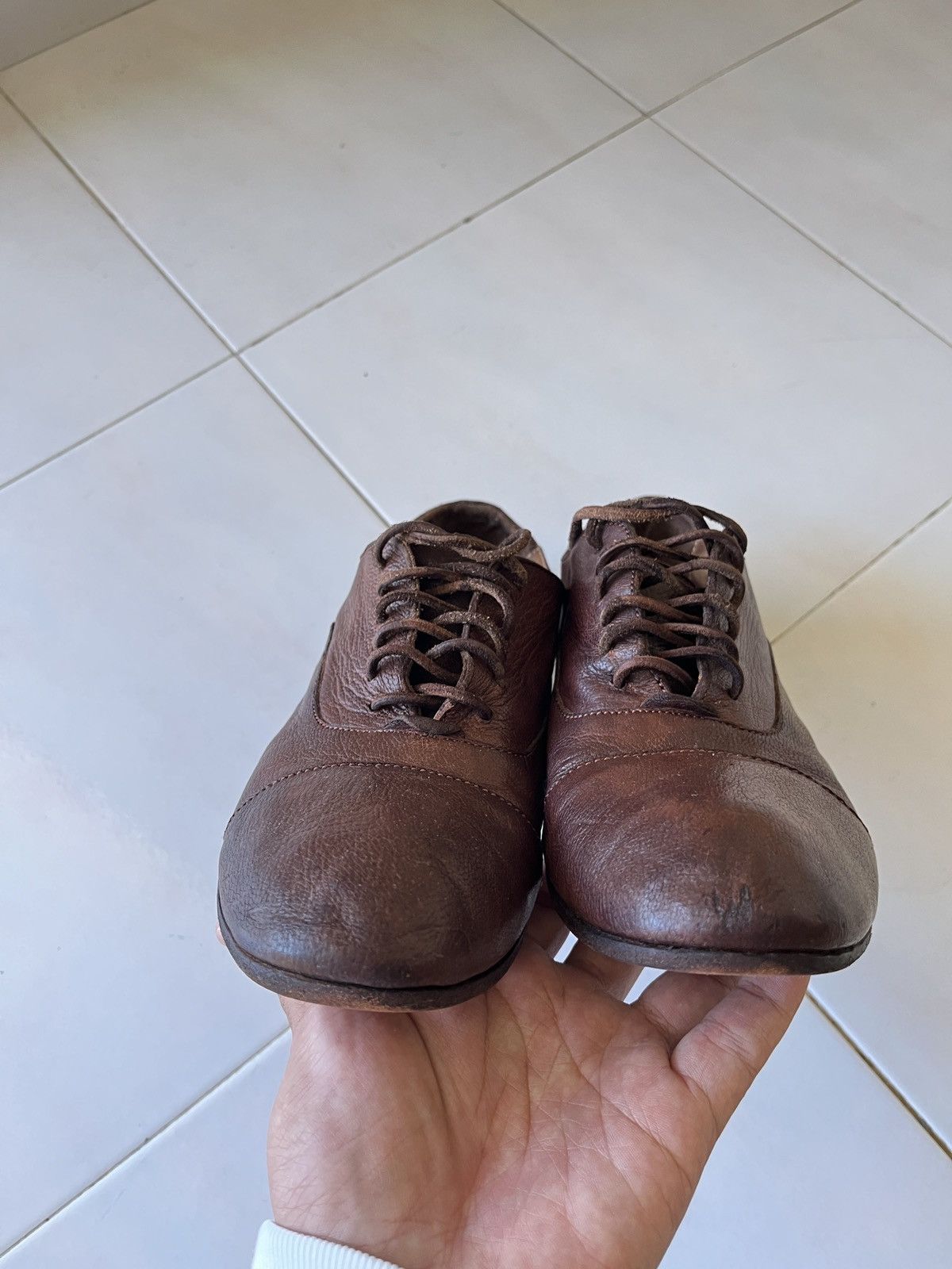 CHRISTIAN PEAU CHRISTIAN PEAU Leather Derby Guidi, christian carol poell Size US 9 / IT 39 - 3 Thumbnail