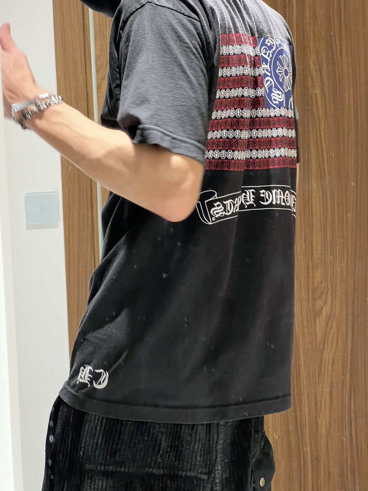 Chrome Hearts 🚨Chrome Hearts USA Flag T- shirt Vintage American Design Tee Size US M / EU 48-50 / 2 - 12 Thumbnail