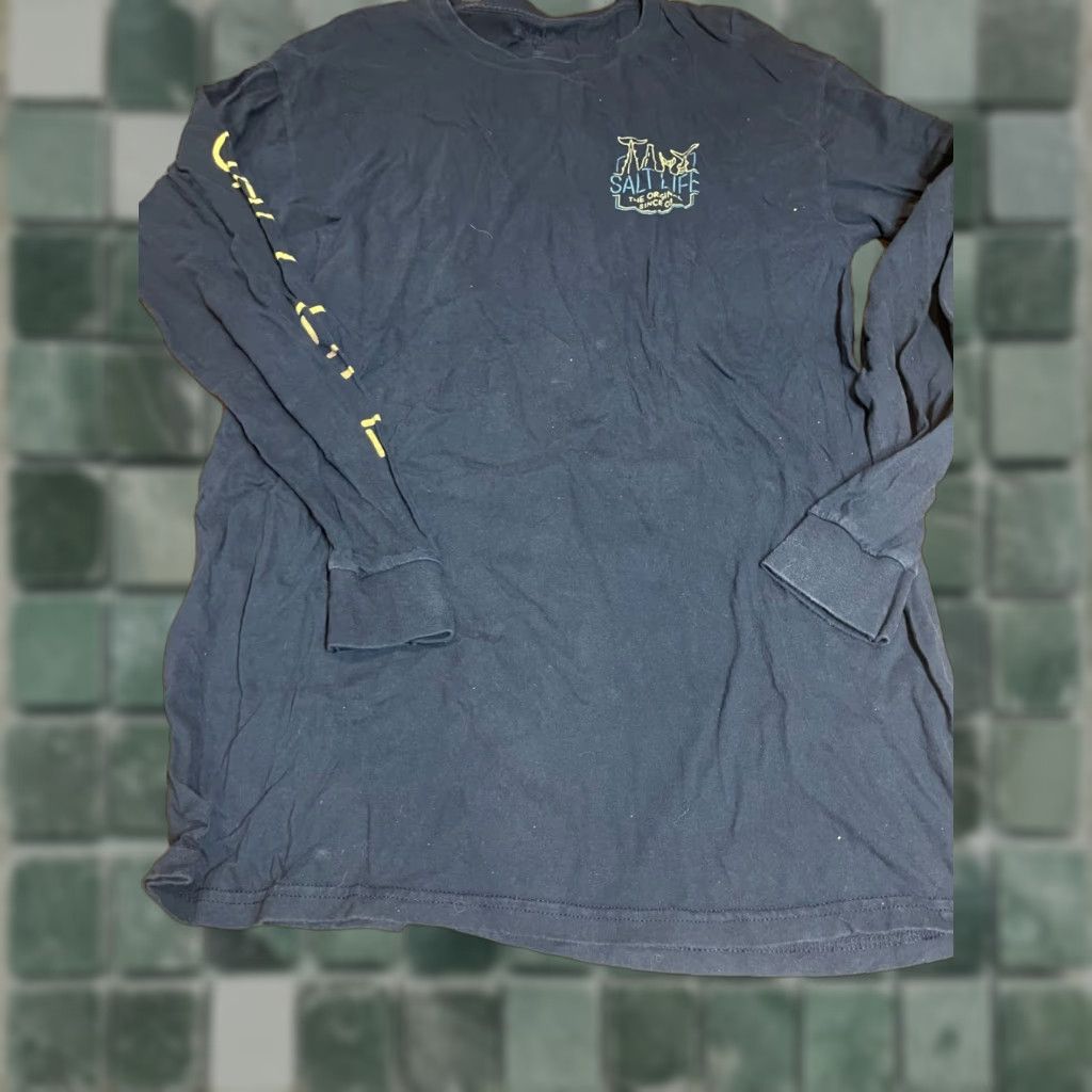 Vintage Salt Life Fishing Shirt Mens Large L Blue Long Sleeve User: Salt Life Fishing Shirt Mens Large L Blue Long Sleeve Size US L / EU 52-54 / 3 - 1 Thumbnail