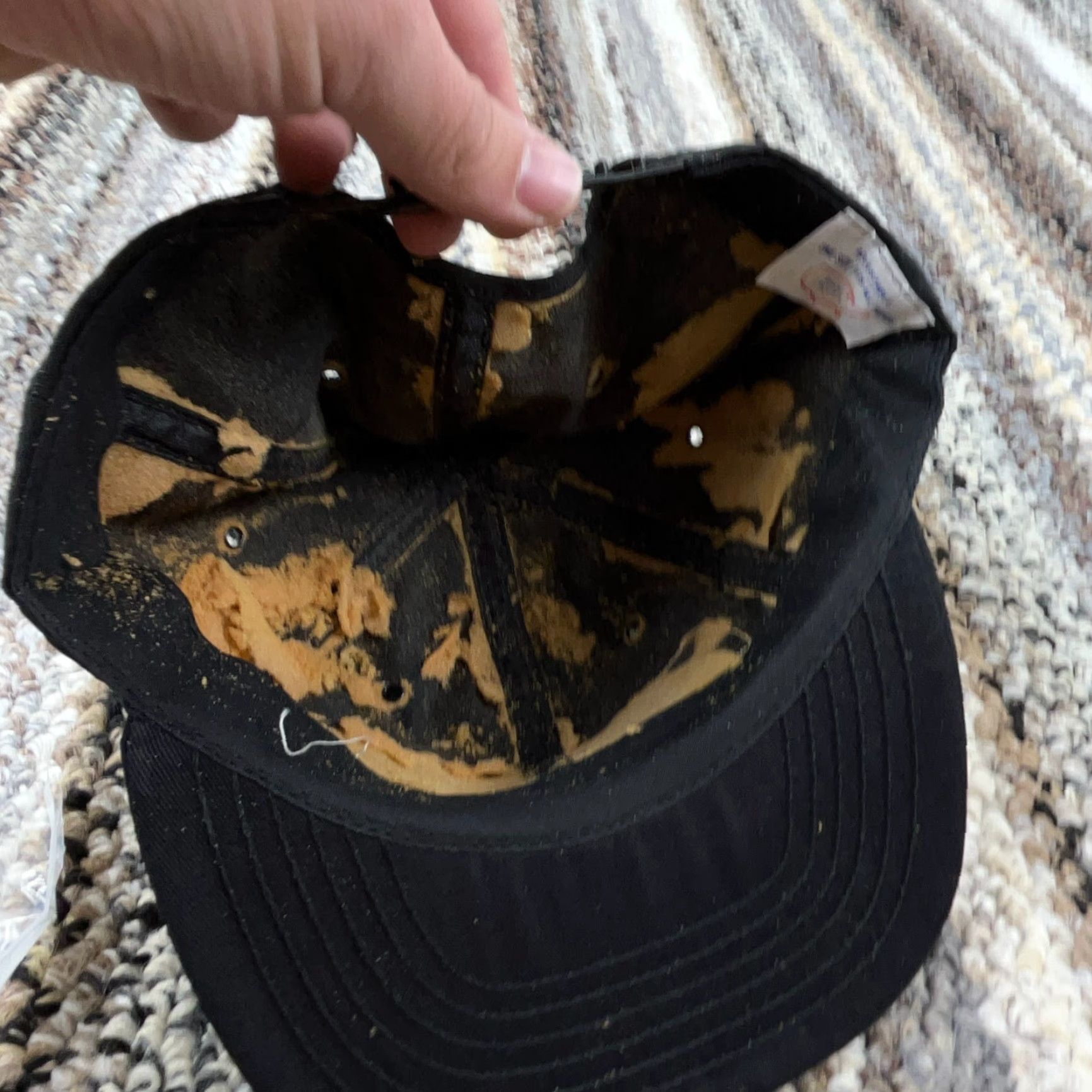 Vintage VINTAGE Farming Trucker Hat Cap Snapback Black USA Seed Crop Farm 1980s 90s G Trucker Hat Men Adjustable Size ONE SIZE - 5 Thumbnail