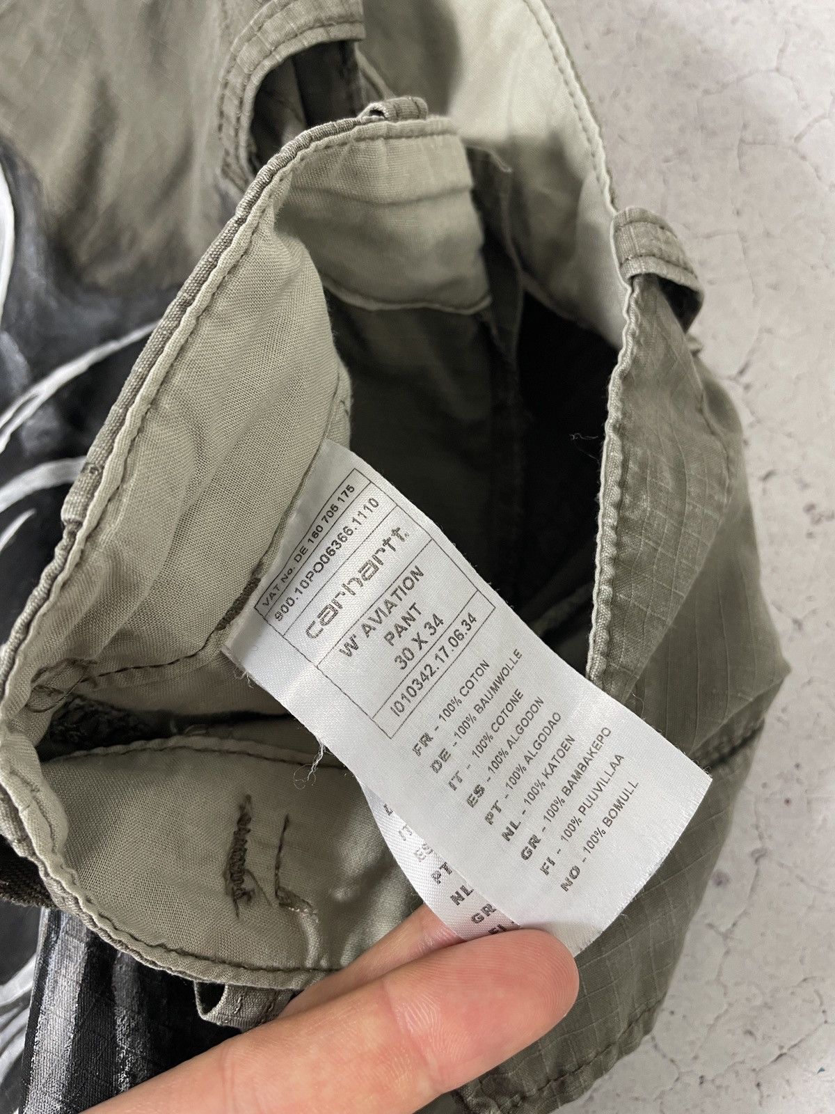 Carhartt ❤️‍🔥1OF1 Carhartt Vintage Cargo Custom Pants Trousers Size US 34 / EU 50 - 5 Thumbnail