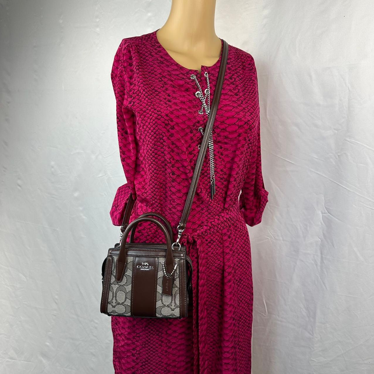 Coach COACH CU986 Andrea Mini Carryall In Signature Jacquard Size ONE SIZE - 1 Thumbnail