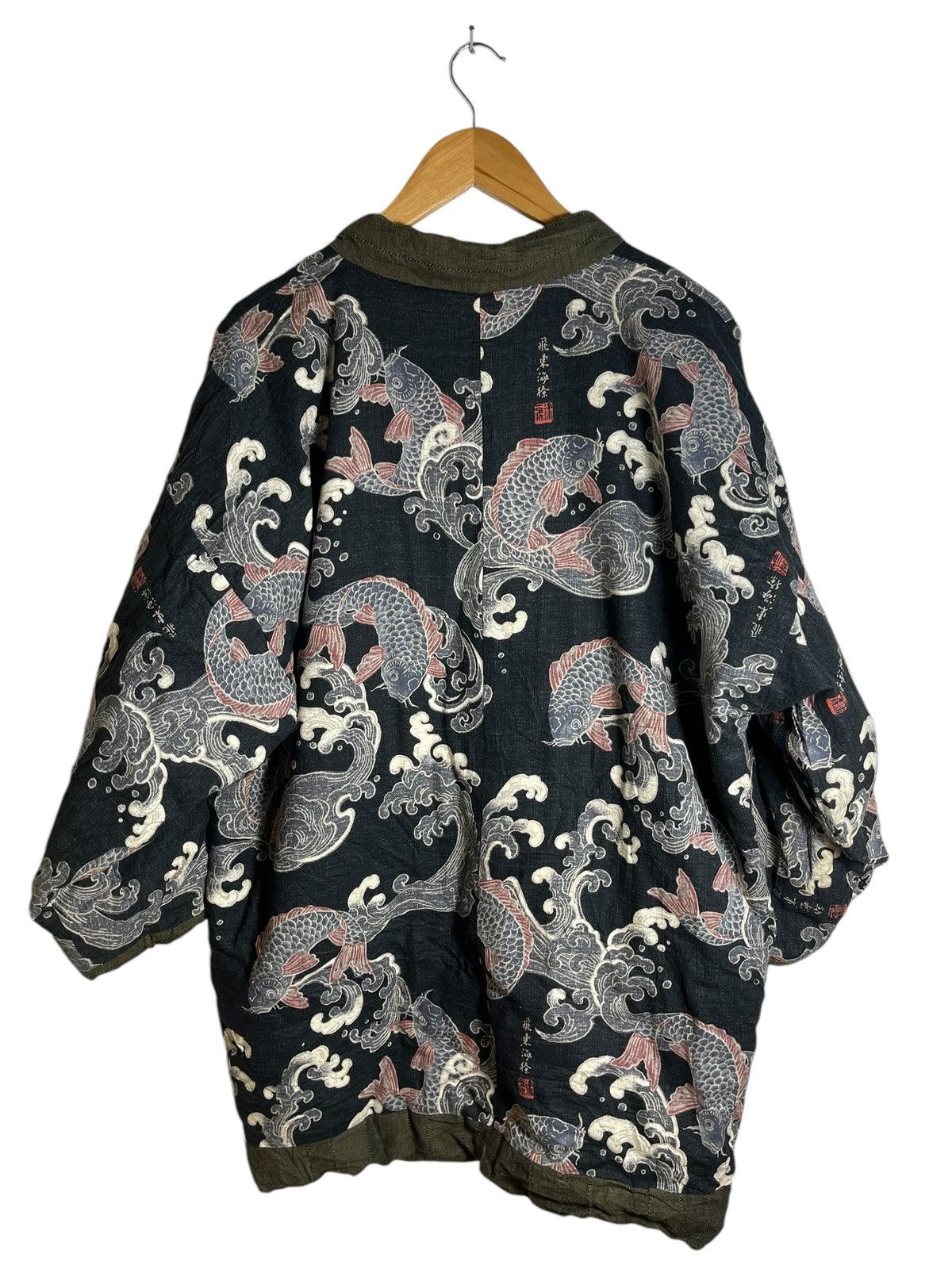 Japanese Brand × Vintage Vintage Japanese Brand Kowatari Kimono Koi Fish full print Size US XL / EU 56 / 4 - 1 Thumbnail