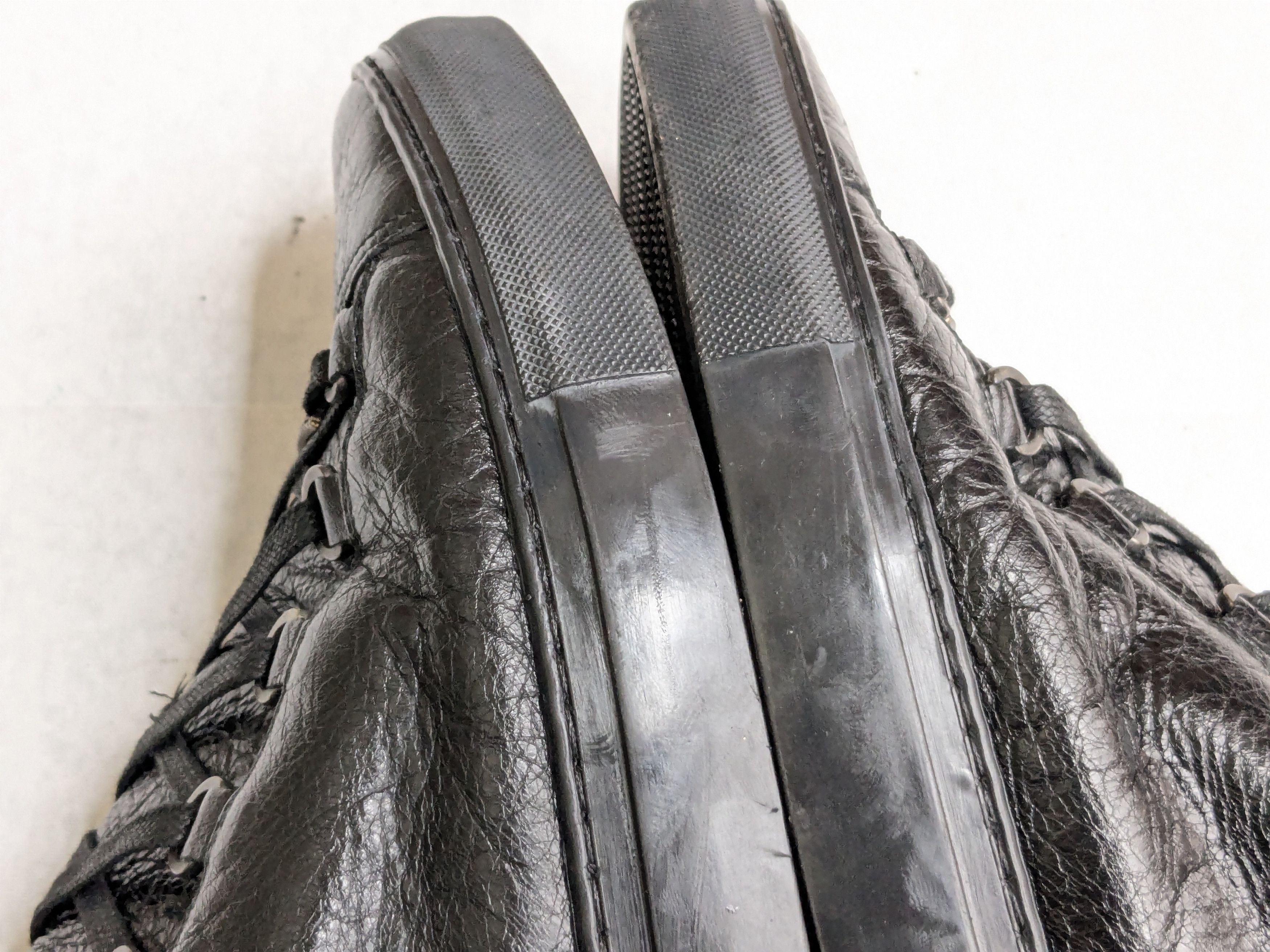 Balenciaga Balenciaga Arena Sneakers Black 10 Leather High Tops Size US 10 / EU 43 - 10 Thumbnail