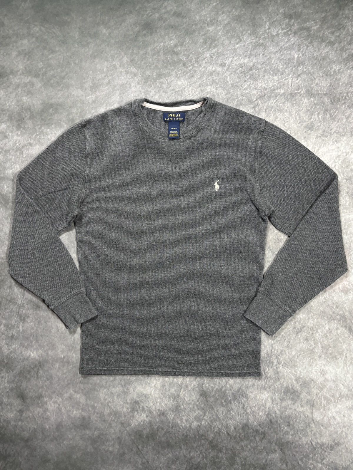 Polo Ralph Lauren Polo Ralph Lauren Thermal Longsleeve Horseman Waffle Vintage Size US S / EU 44-46 / 1 - 1 Thumbnail