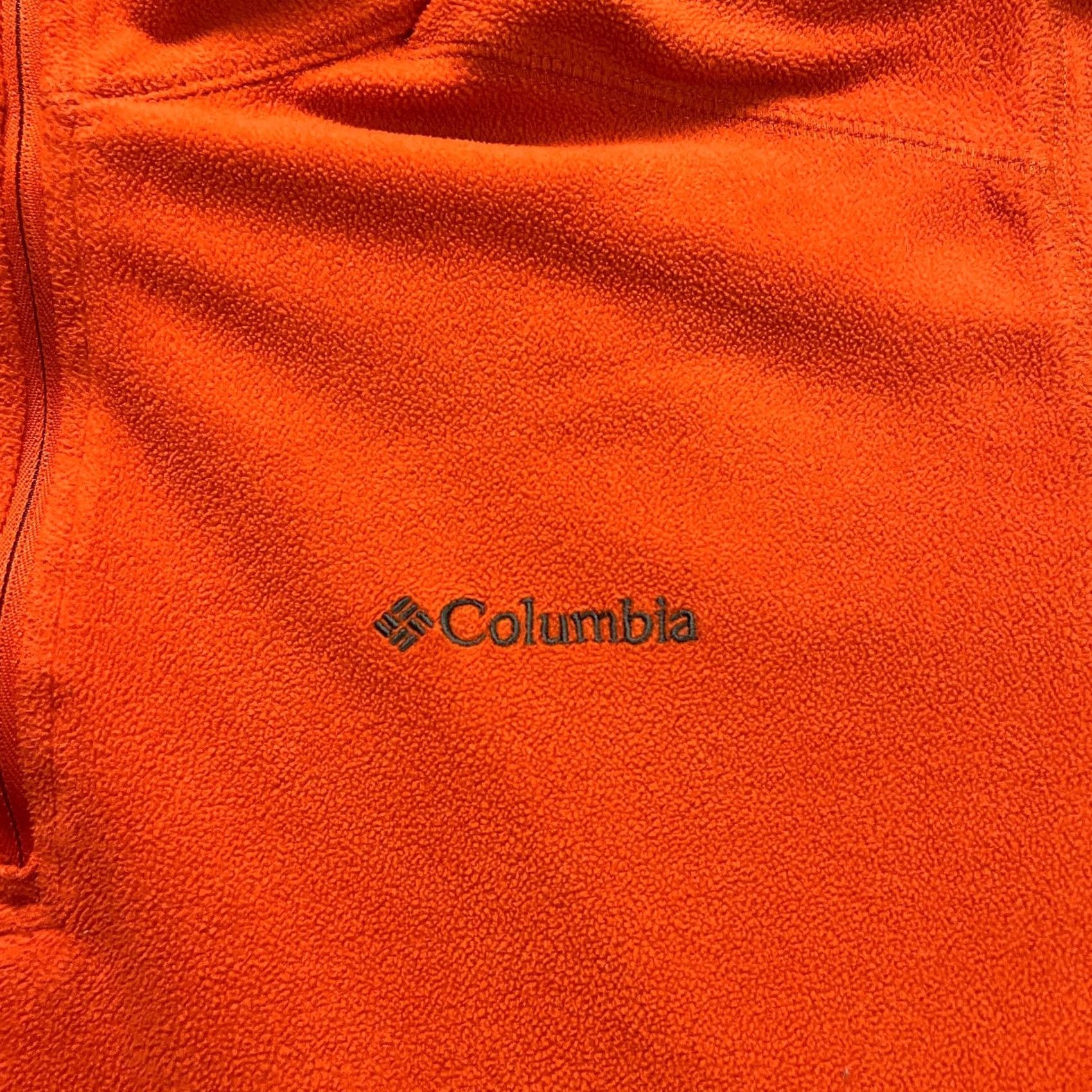 Vintage Columbia Jacket Mens M Orange 1/4 Zip Pockets Fleece Hiking Outdoor Solid Shirt Shoes? Size US M / EU 48-50 / 2 - 3 Thumbnail
