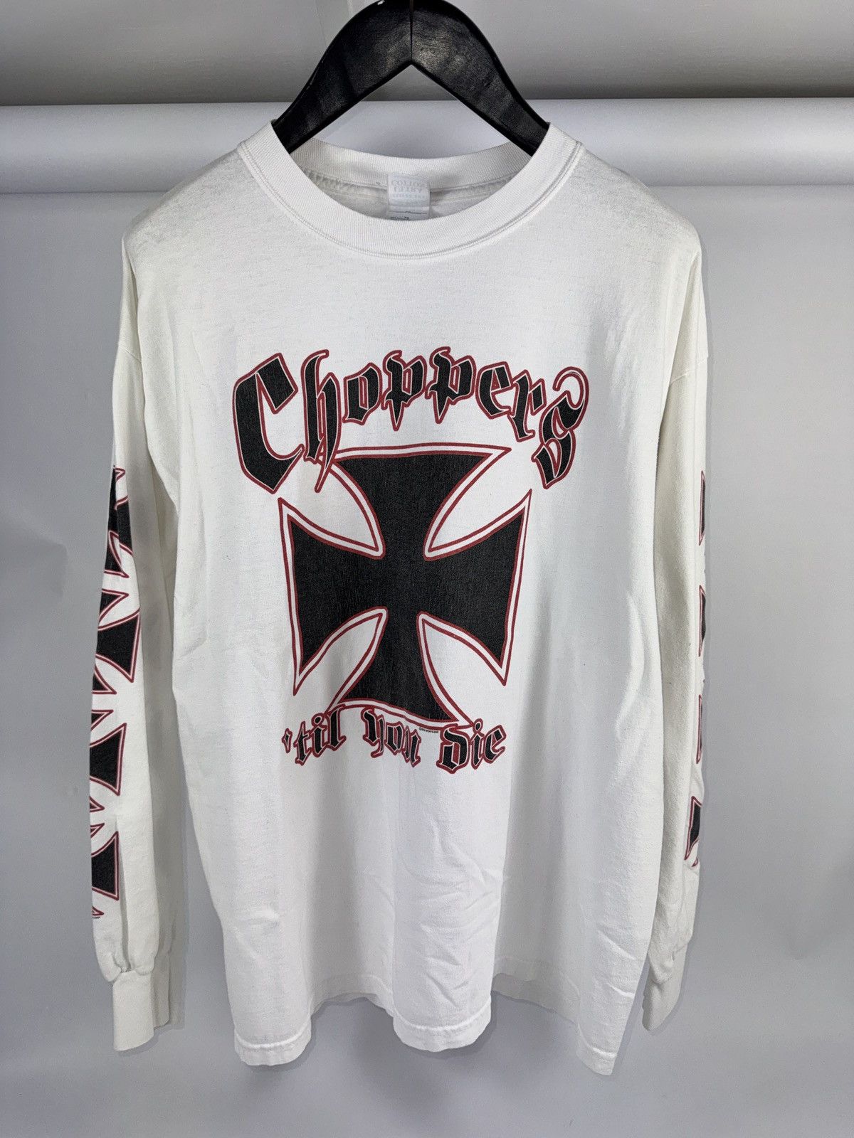 VINTAGE CHOPPERS PRINT T-SHIRT