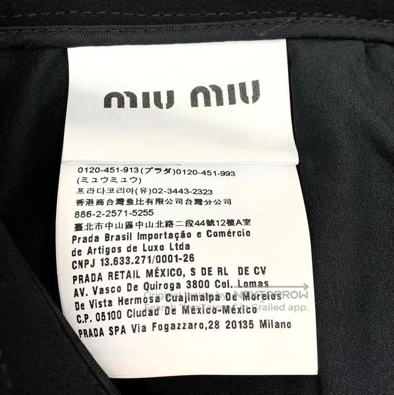Miu Miu Miu Miu Black Womens Skirt with pockets . Size 23" - 6 Thumbnail