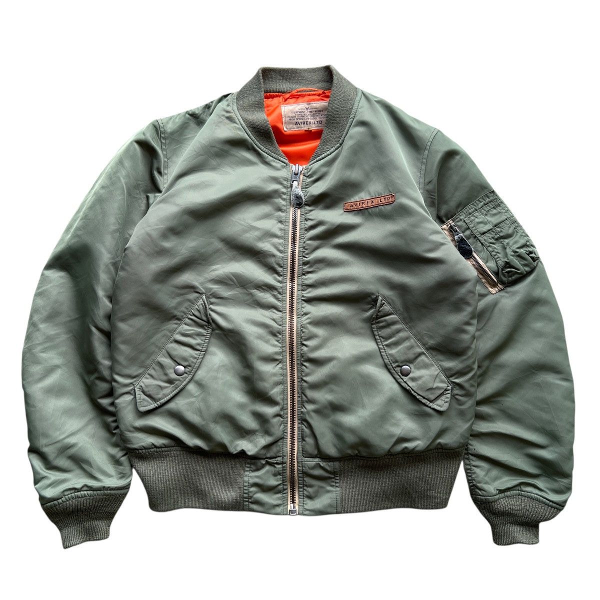 Avirex 🔥 Pick Avirex Usa Flight Bomber Jacket Size US L / EU 52-54 / 3 - 5 Thumbnail