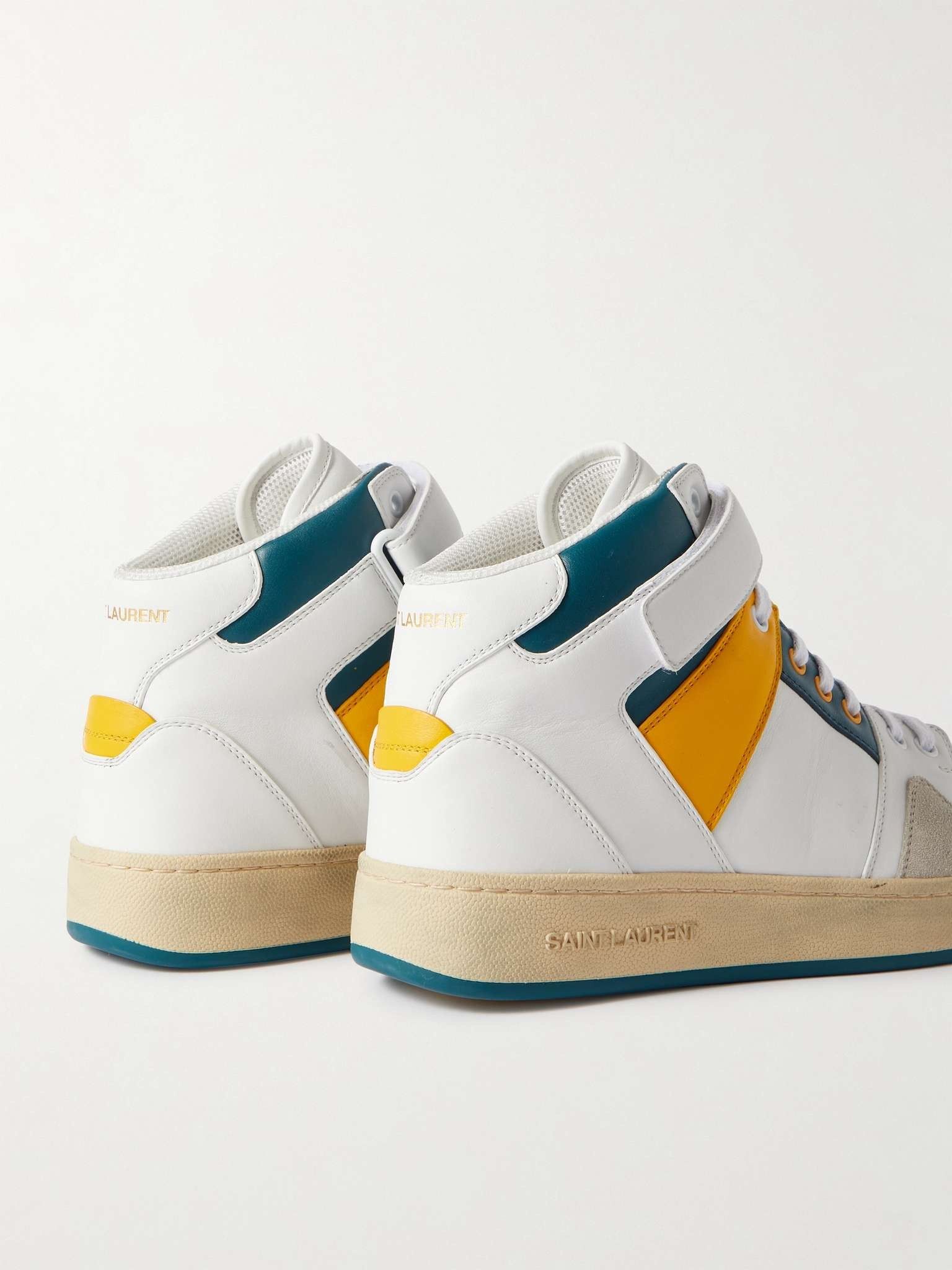 Saint Laurent Paris oc11z1025 757317 LAX Mid Top Sneakers in Multicolor Size US 10 / EU 43 - 4 Thumbnail