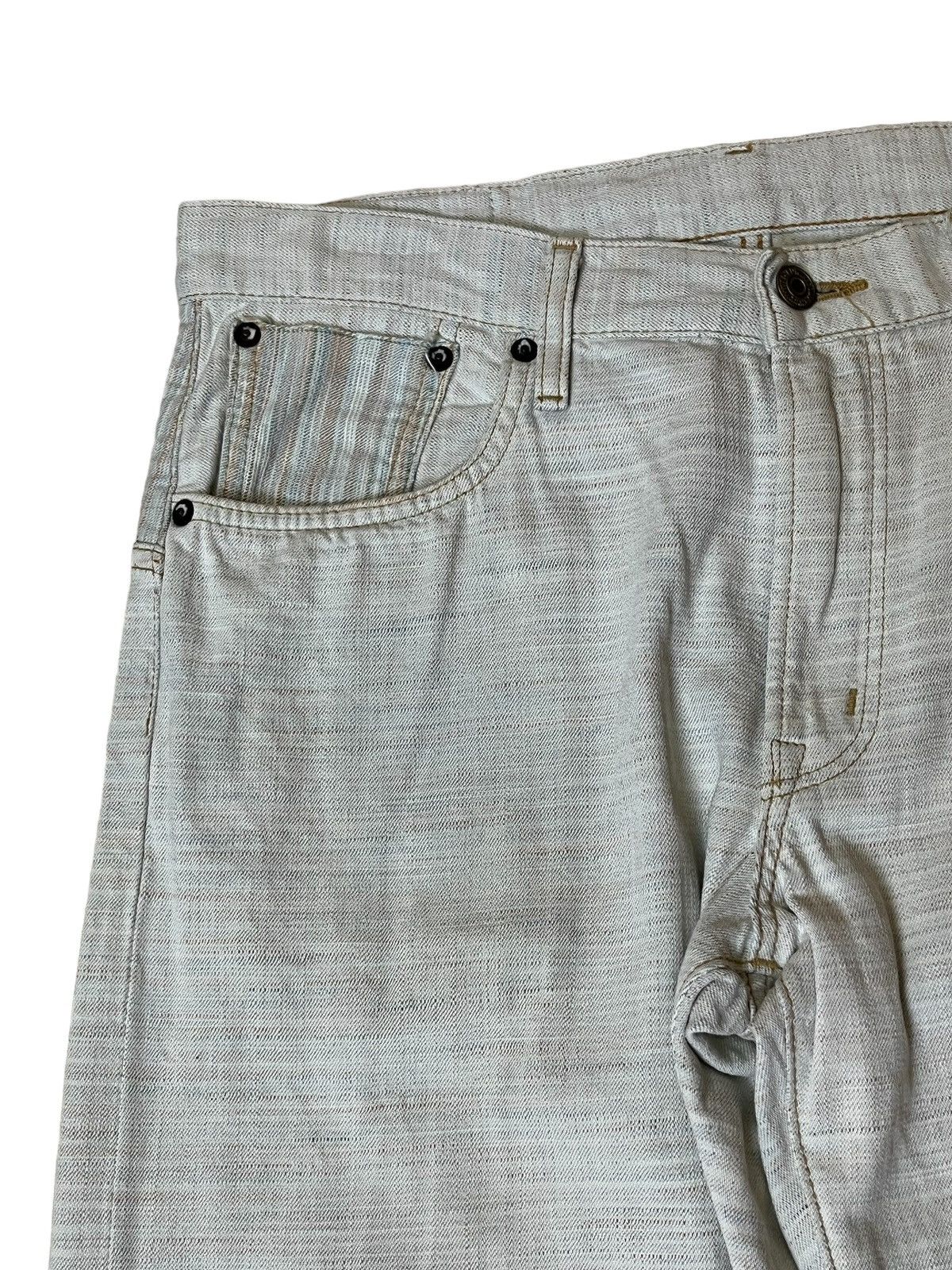 Edwin SICK 90s VINTAGE EDWIN GRAND BLUE SELVAGE 13oz DENIM Size US 33 - 5 Thumbnail