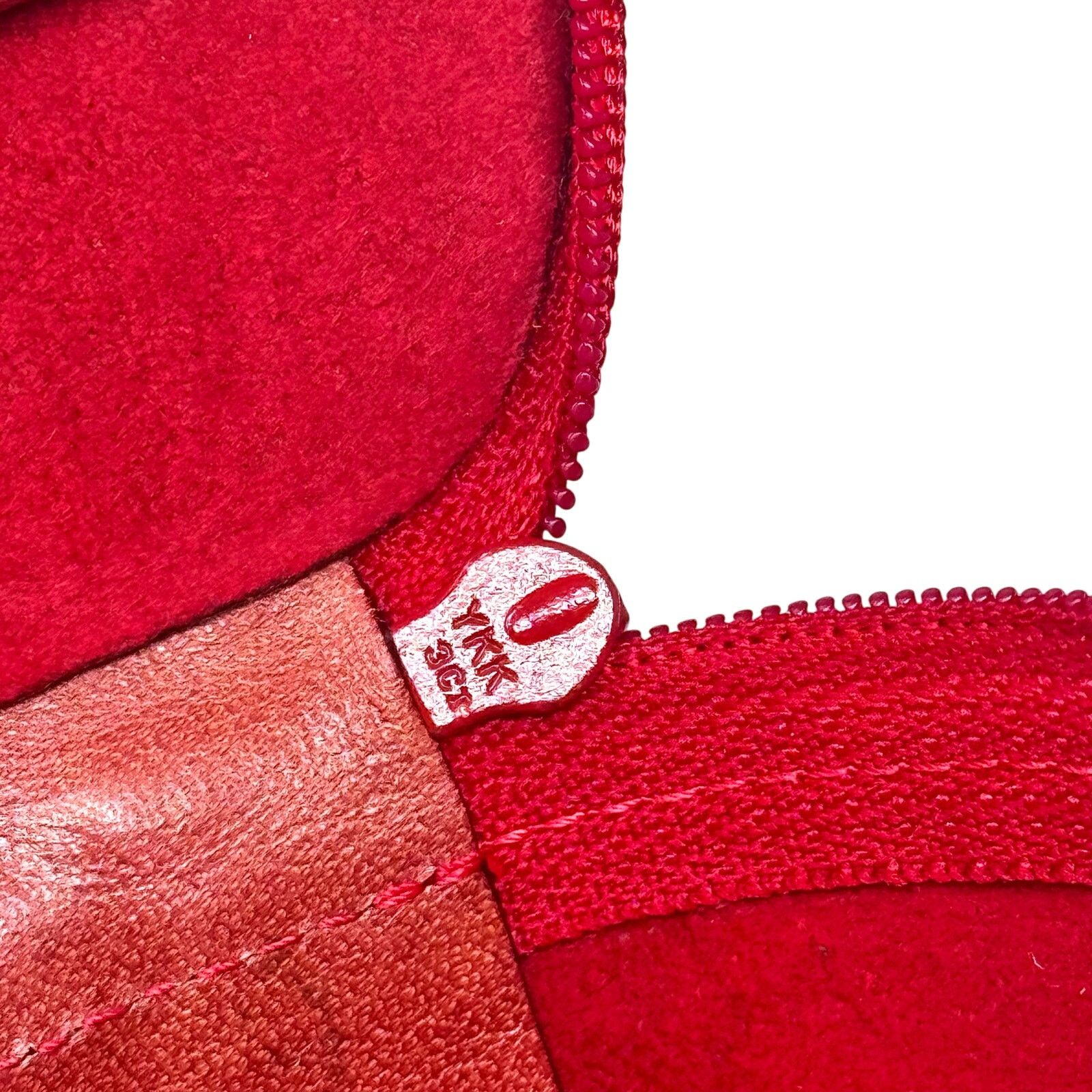 Versace Versace Red Zipper Pouch Size ONE SIZE - 8 Thumbnail