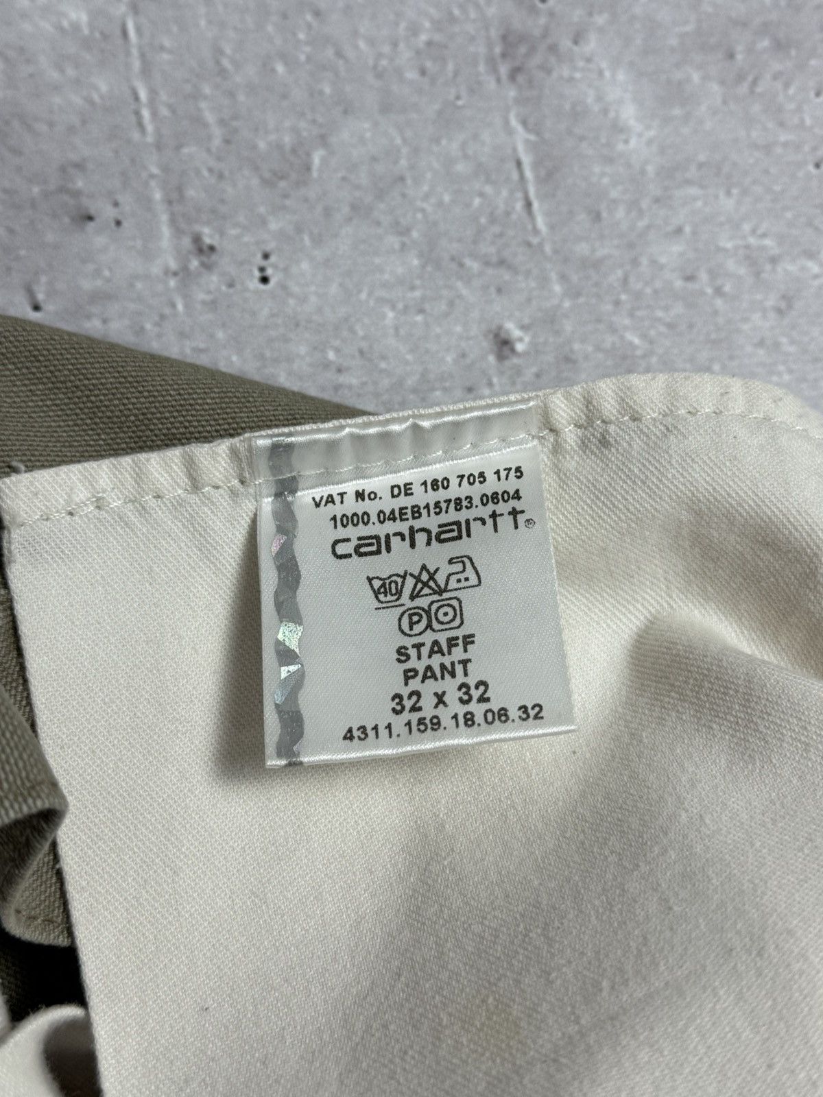 Carhartt × Vintage Vintage Carhartt Beige Staff Pants Size US 32 / EU 48 - 13 Thumbnail