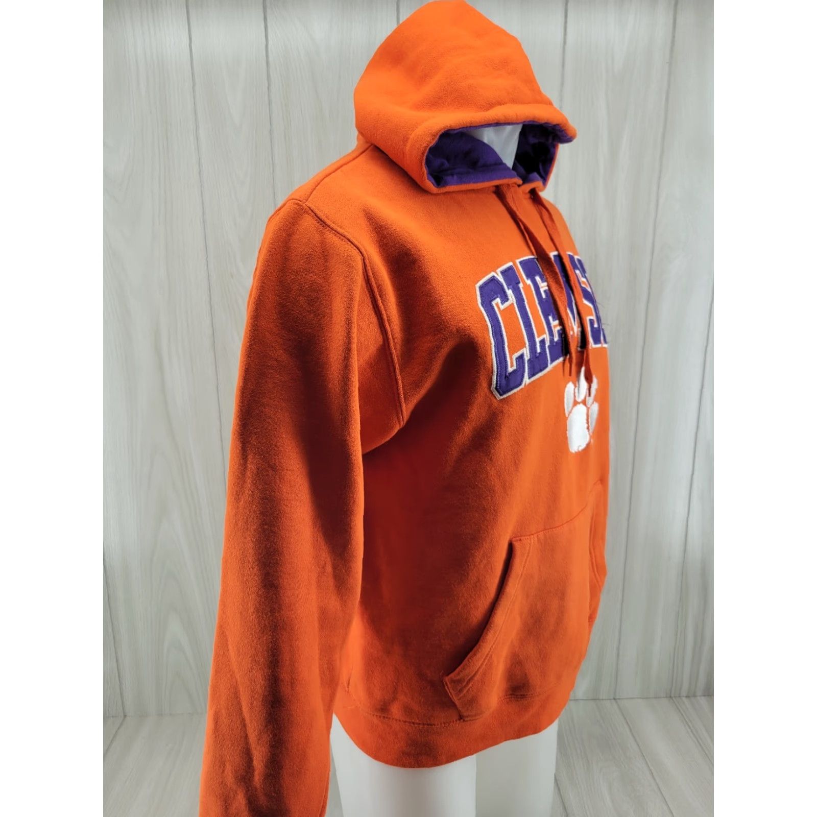 Vintage VINTAGE Campus Heritage Men’s Medium Orange Clemson Tigers Long Sleeve Hoodie Size US M / EU 48-50 / 2 - 6 Thumbnail