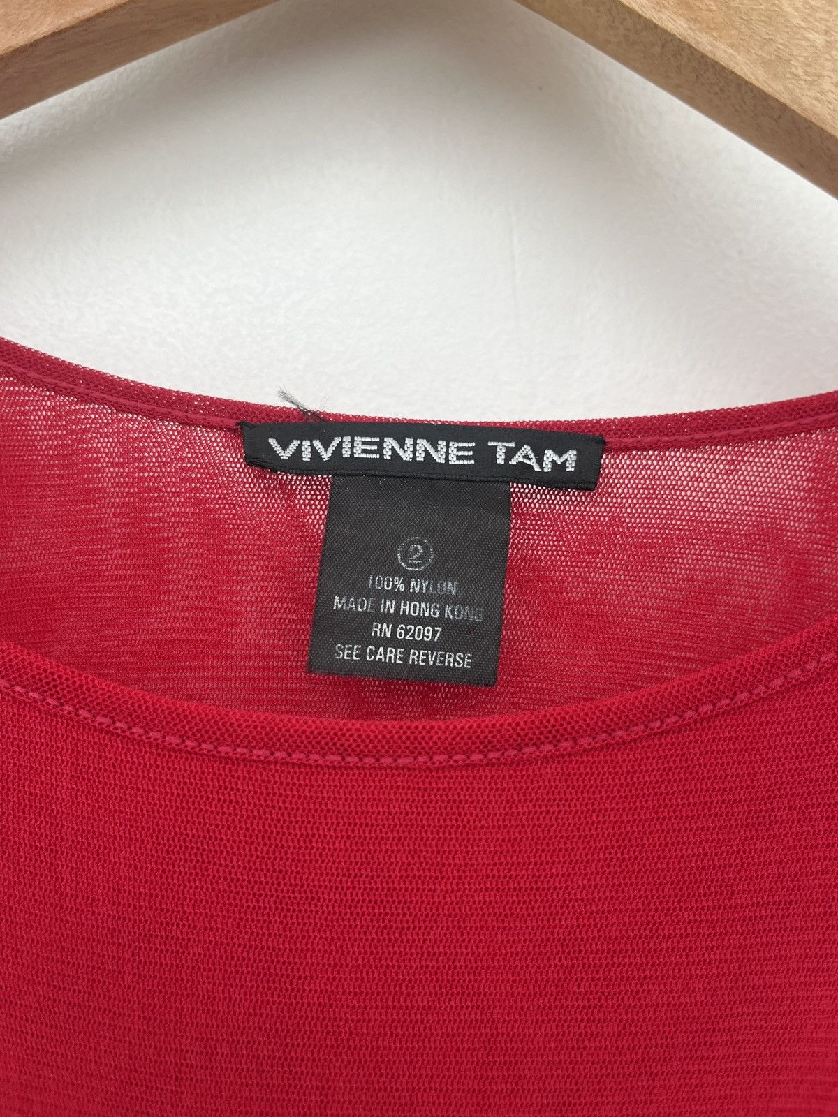 Vivienne Tam Archive Vintage Mesh Floral Top Size XS / US 0-2 / IT 36-38 - 4 Thumbnail