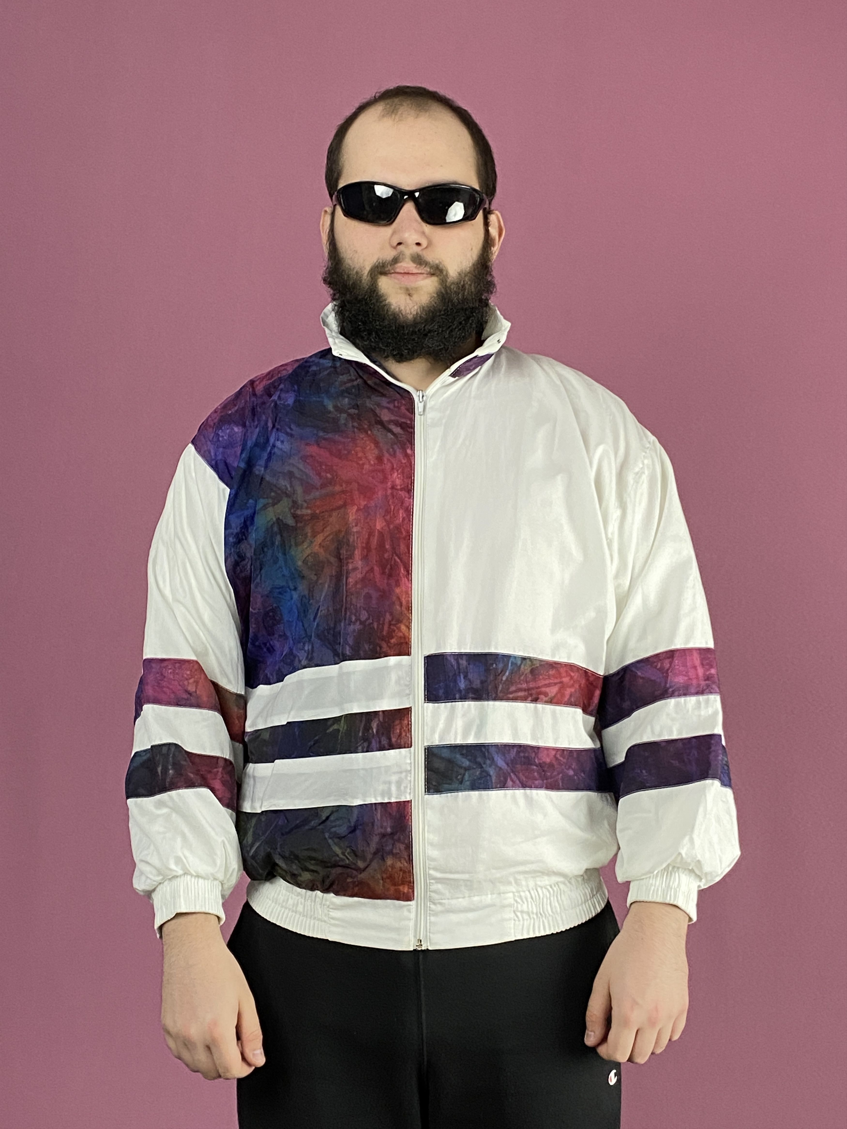 Vintage 90s Vintage Men's Windbreaker Jacket - M Size US M / EU 48-50 / 2 - 1 Thumbnail